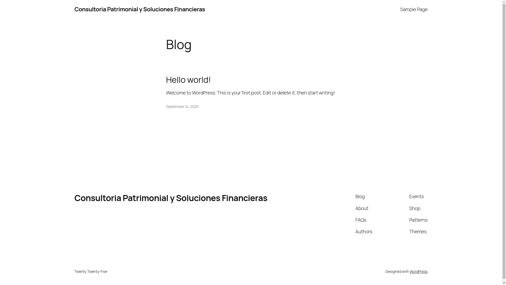 website screenshot of https://heimfinanzas.me/