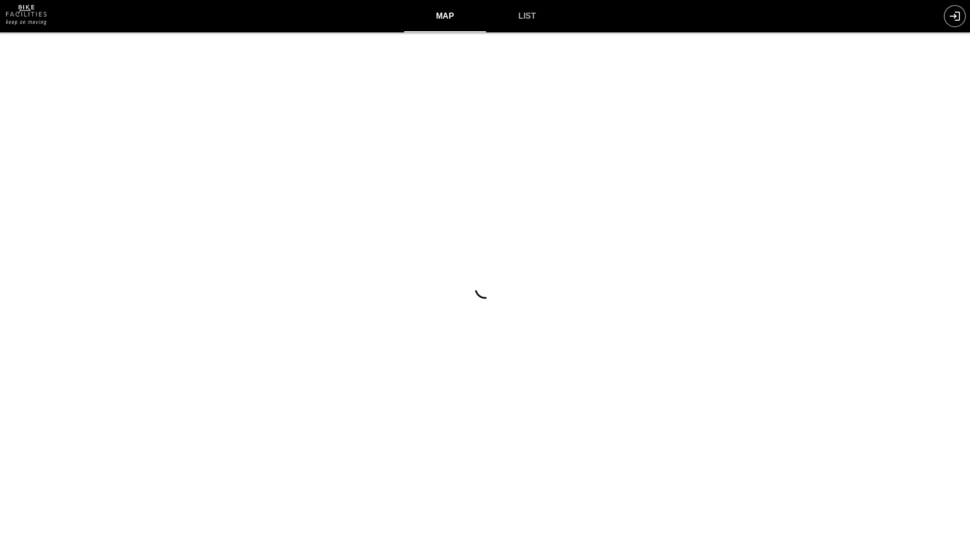 website screenshot of https://bikefacilities.pages.dev/