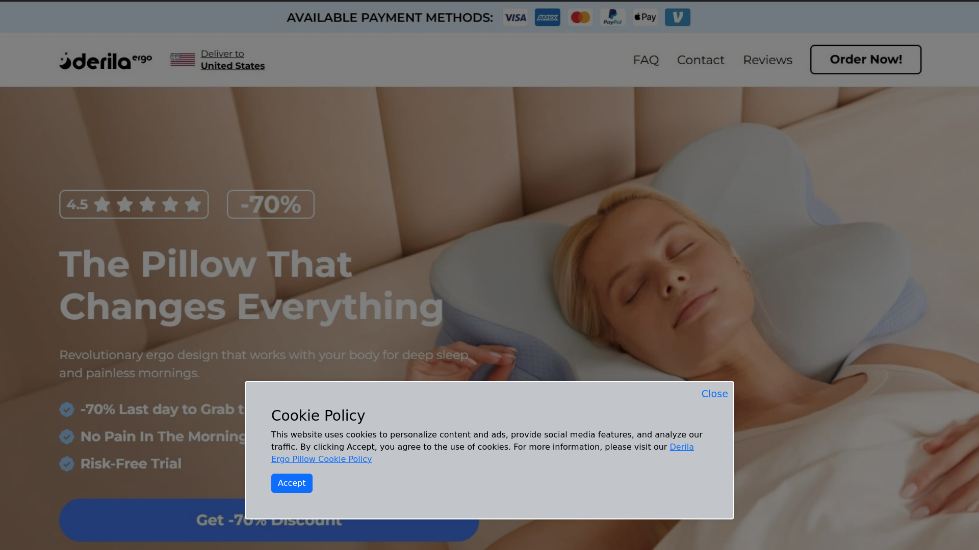 website screenshot of https://derila.pages.dev/