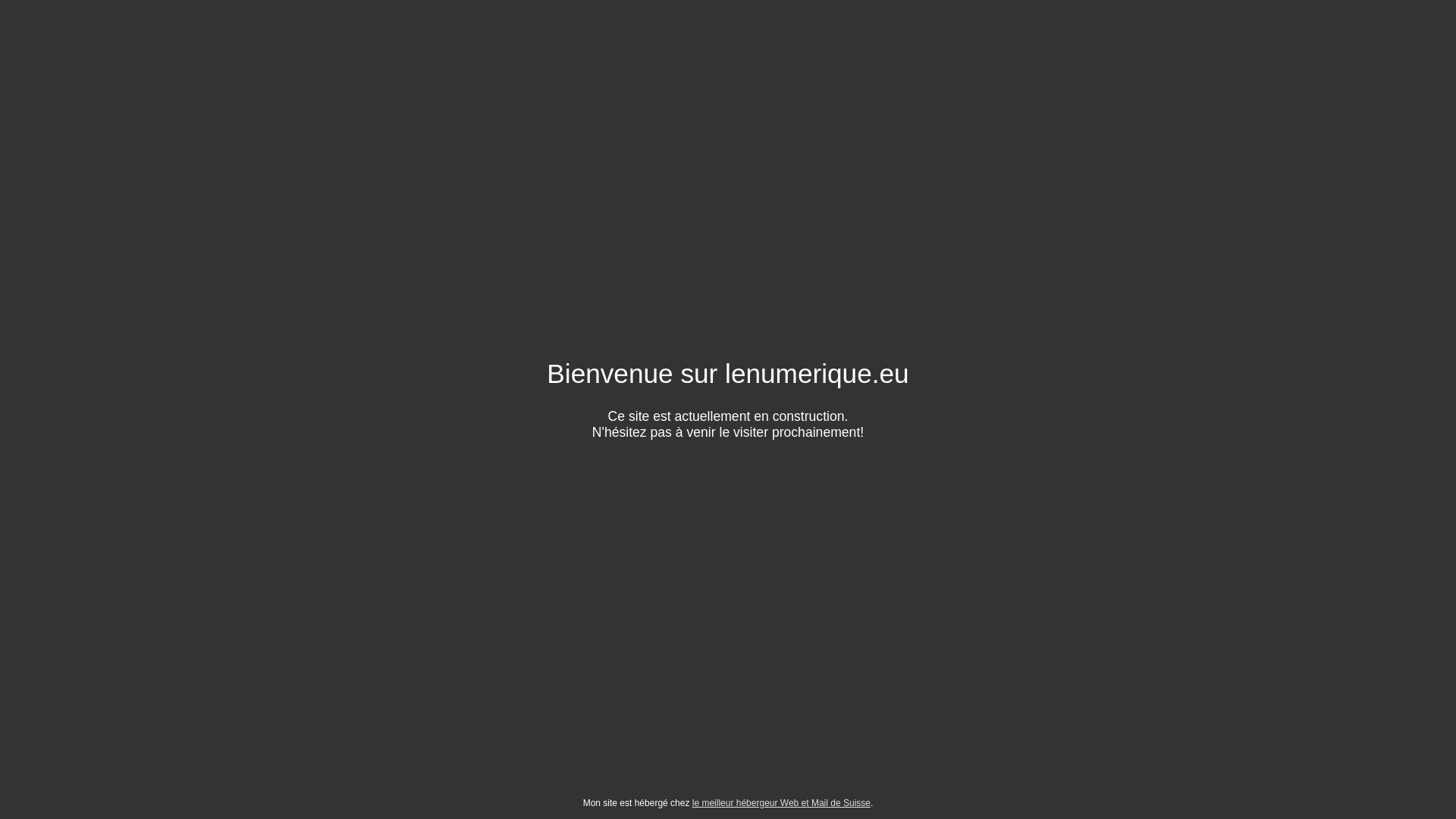 website screenshot of https://lenumerique.eu/
