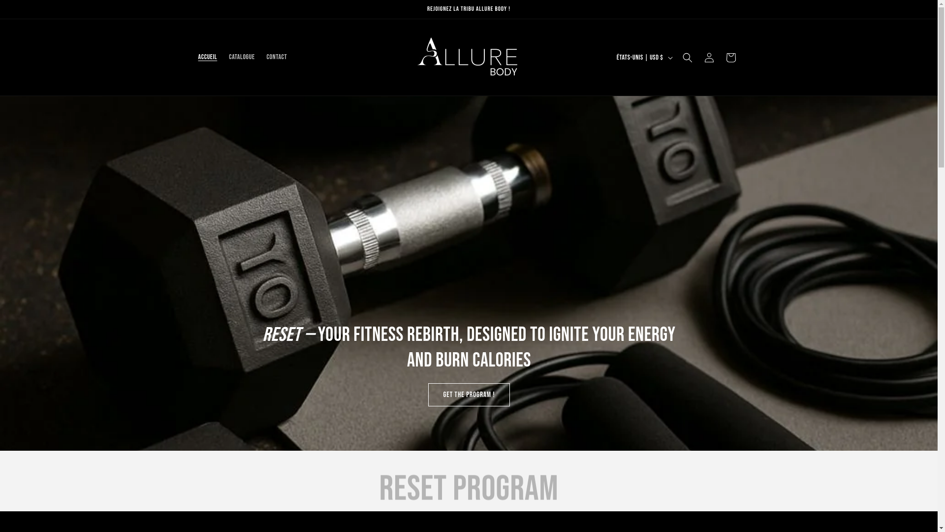 website screenshot of https://allurebody.fr/