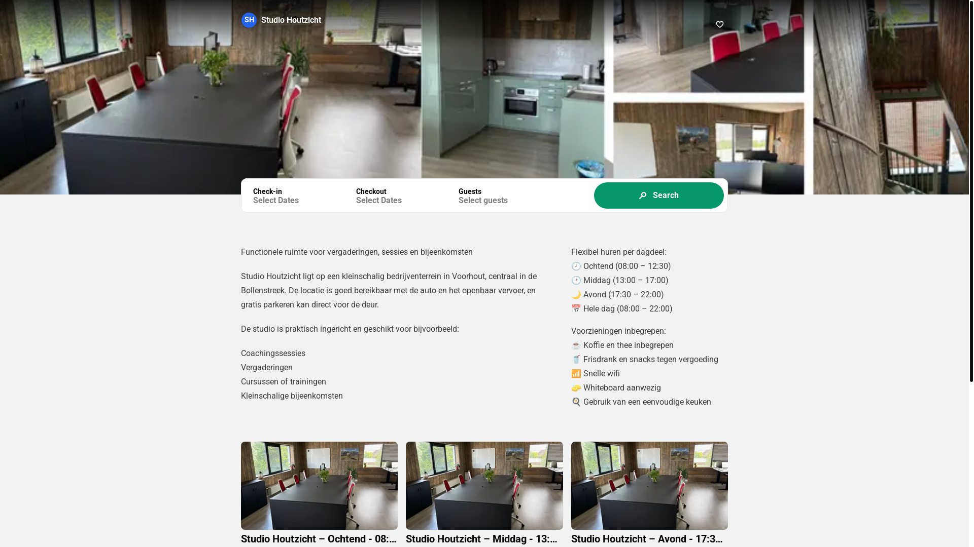 website screenshot of https://studiohoutzicht.nl/