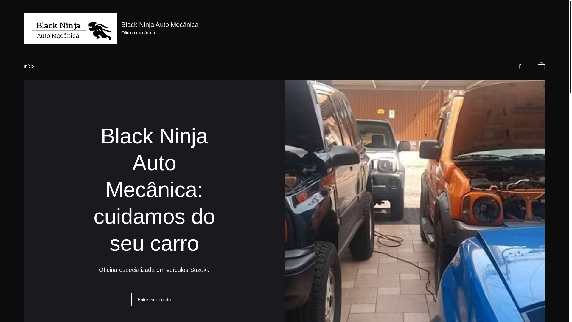 website screenshot of https://blkninjamecanica.com/