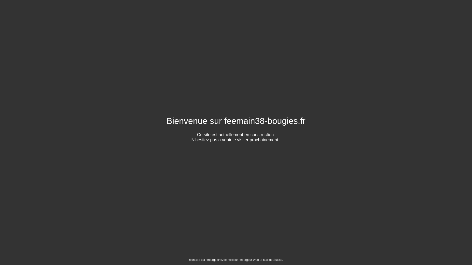 website screenshot of https://feemain38-bougies.fr/