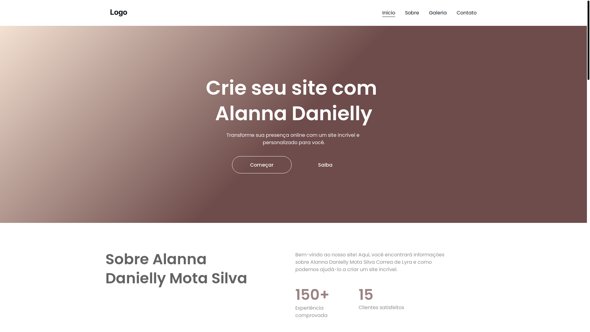 website screenshot of https://alannaltda.shop/