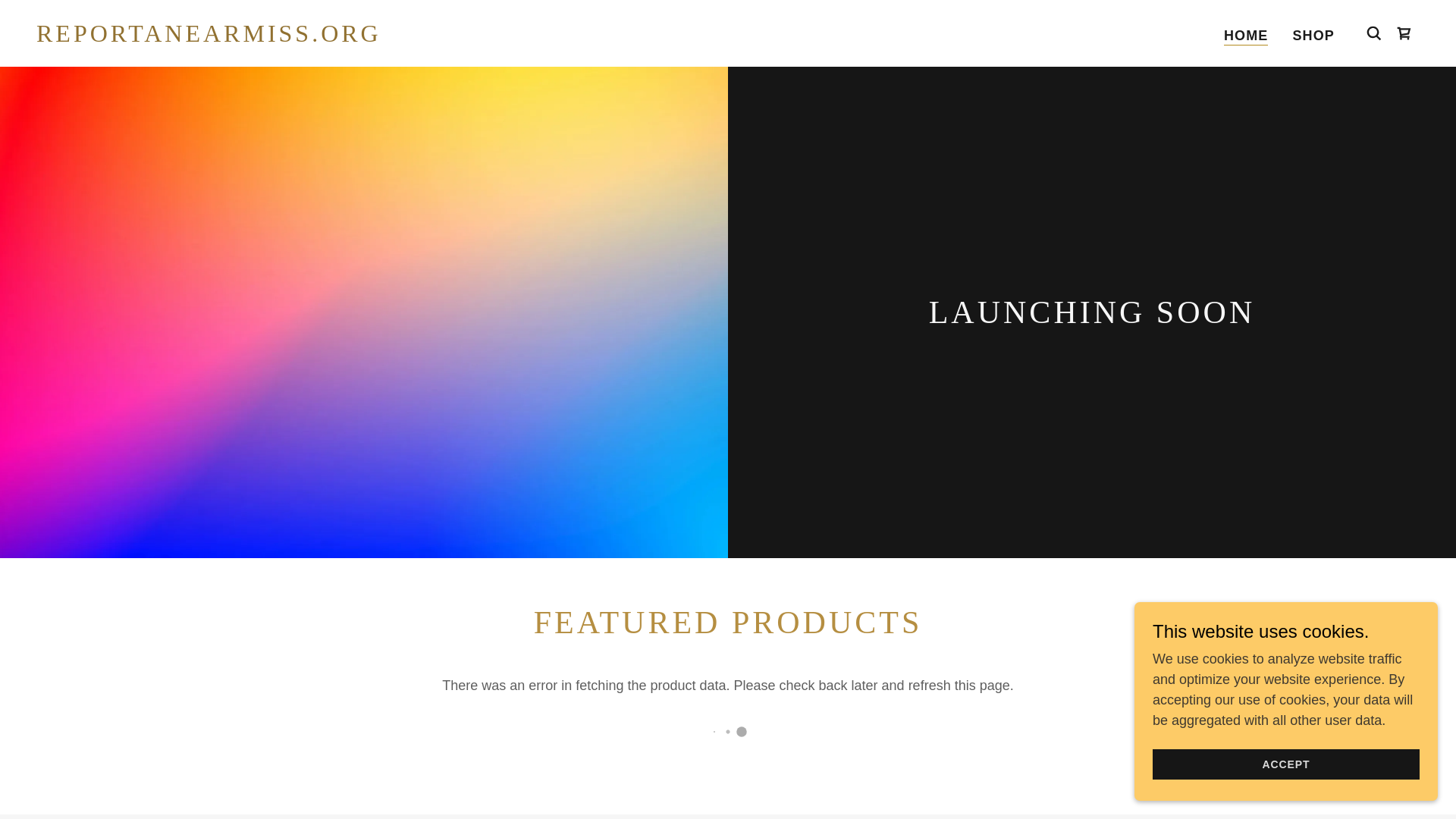 website screenshot of https://reportanearmiss.org/