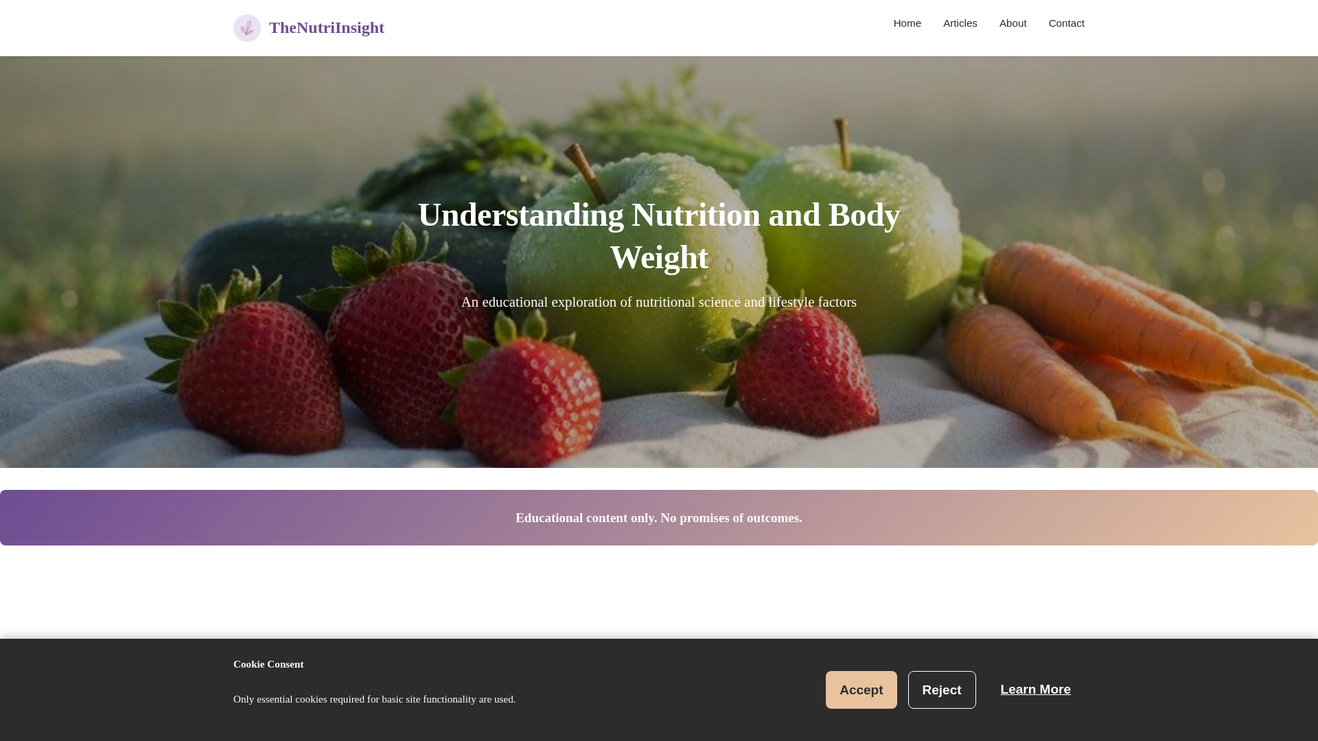 website screenshot of https://thenutriinsightme.info/