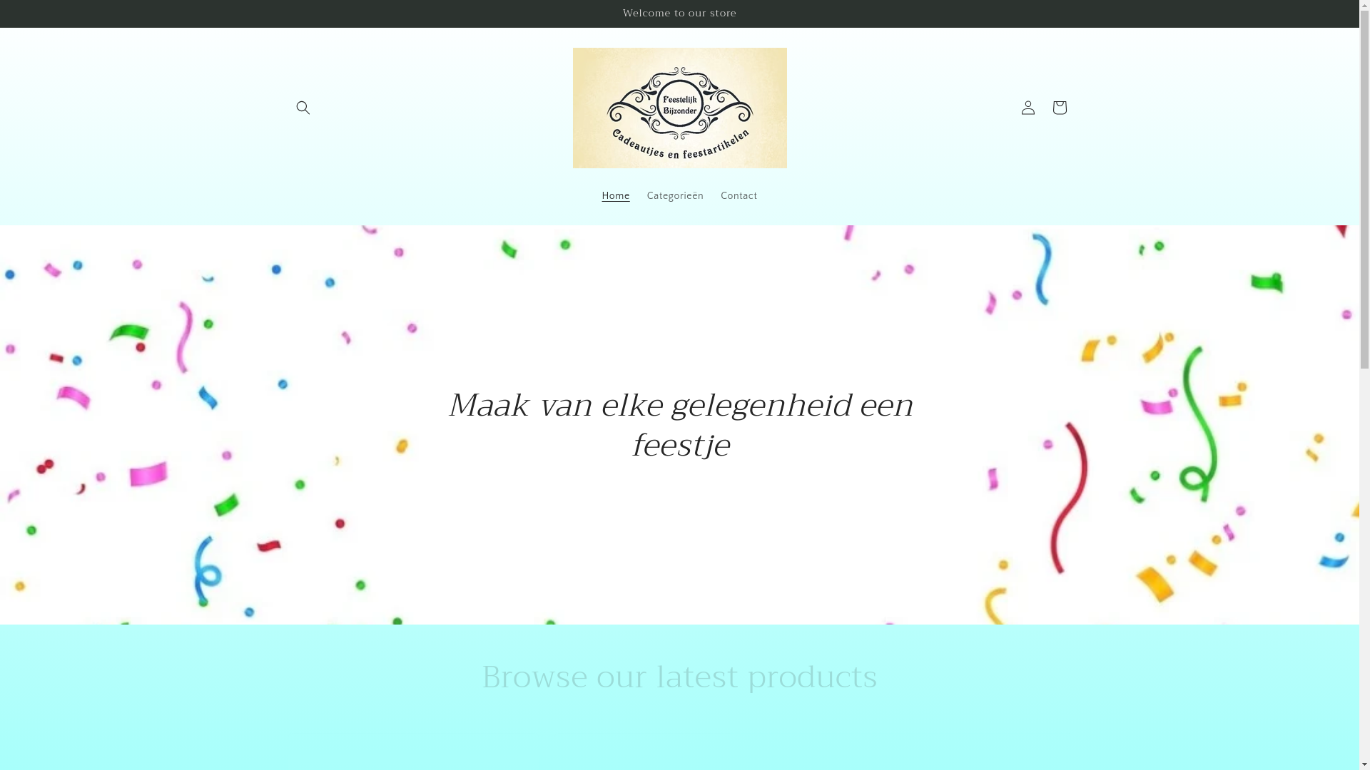 website screenshot of https://feestelijk-bijzonder.nl/