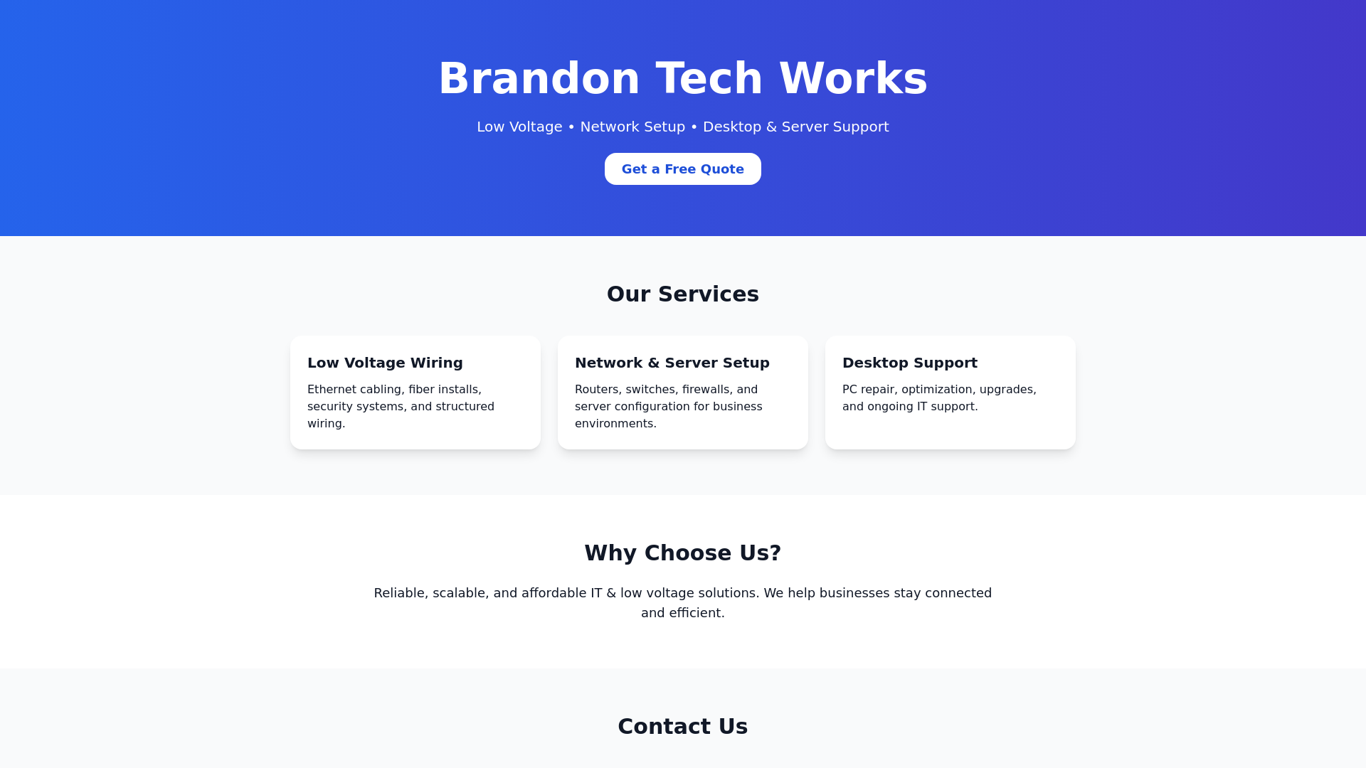 website screenshot of https://mywebsite-9rh.pages.dev/