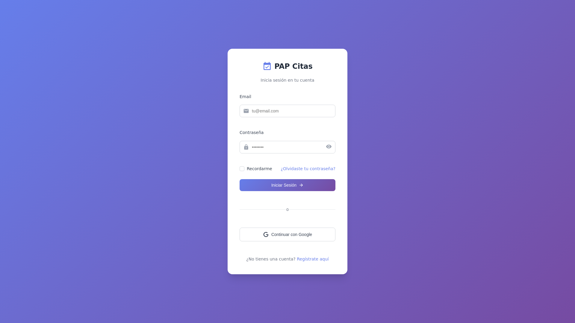 website screenshot of https://citas-app.pages.dev/