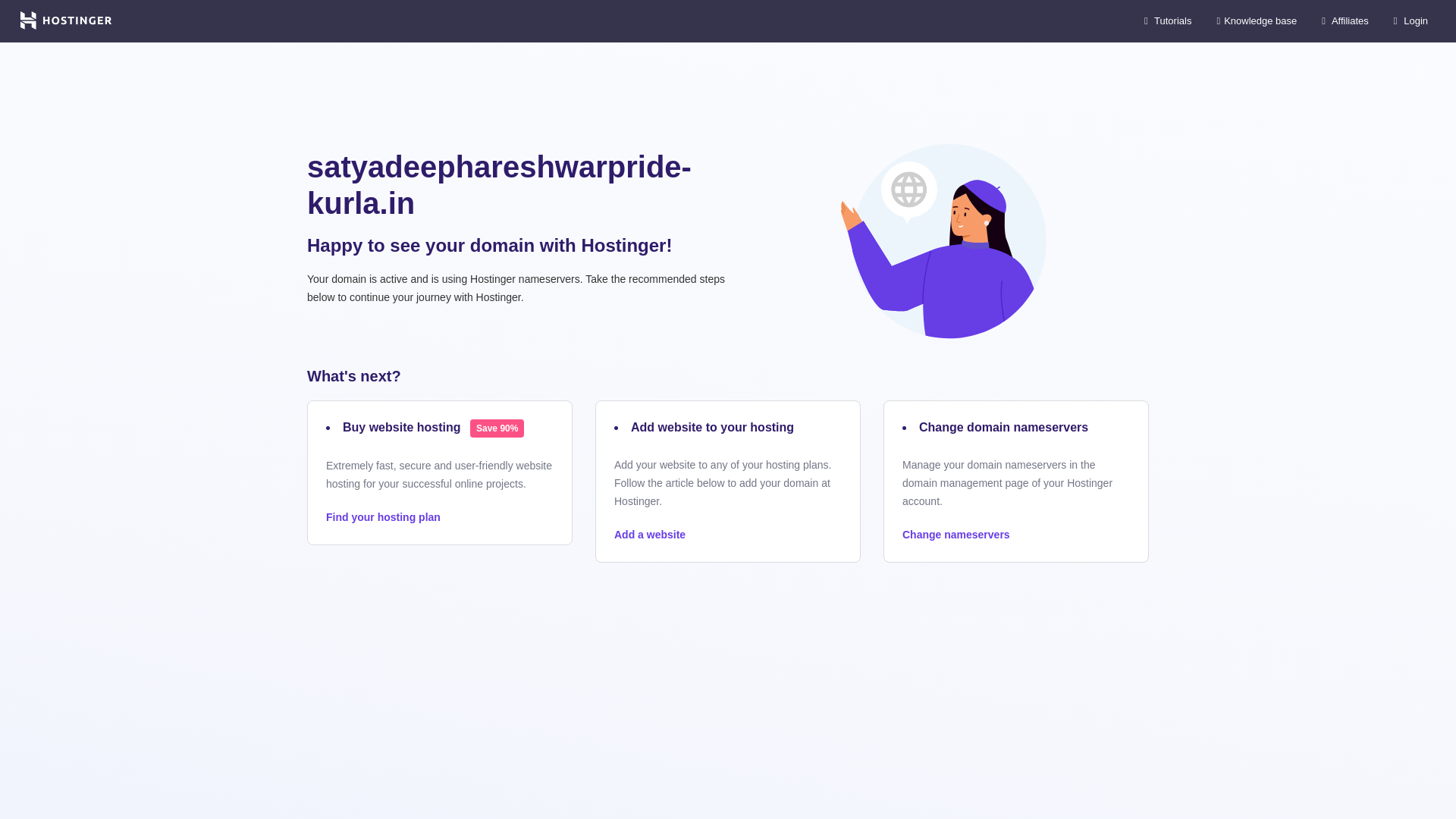 website screenshot of https://satyadeephareshwarpride-kurla.in/