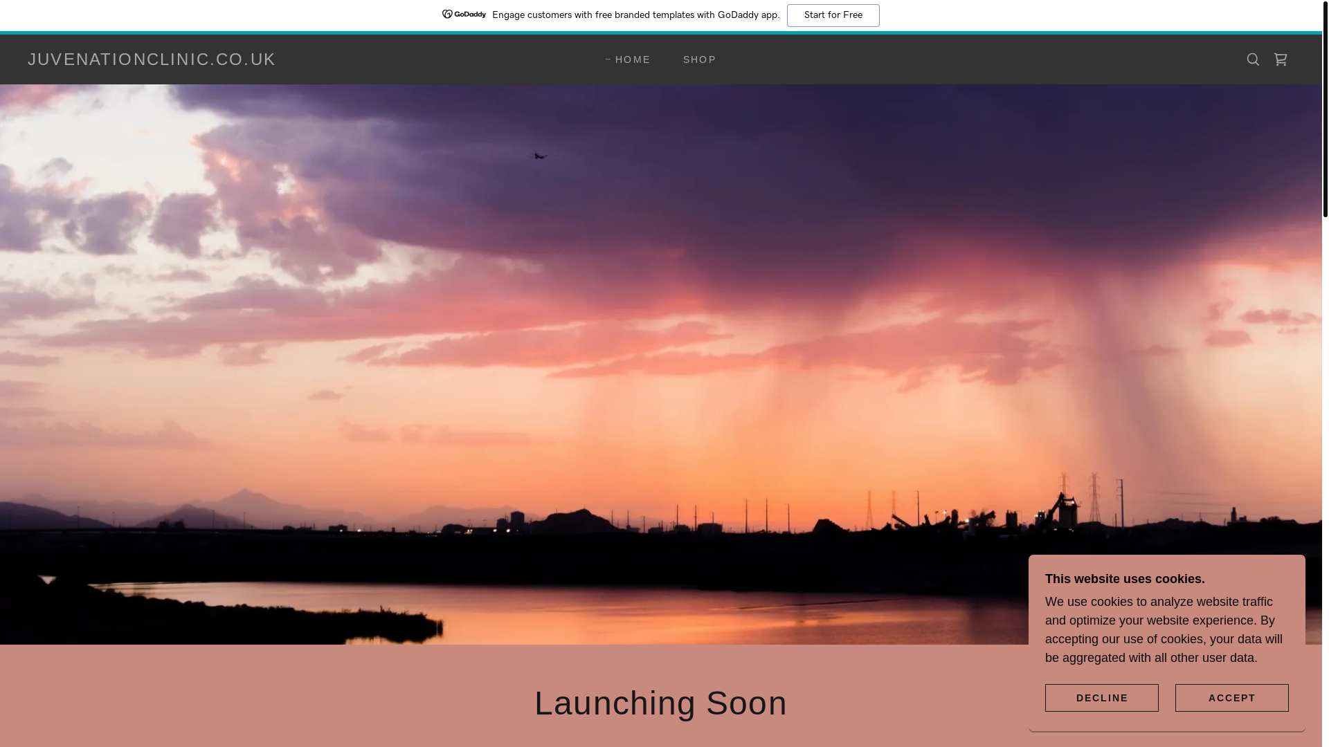 website screenshot of https://juvenationclinic.co.uk/