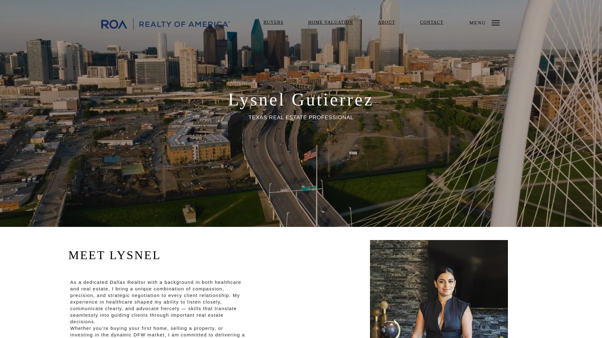 website screenshot of https://lysnelrealty.com/
