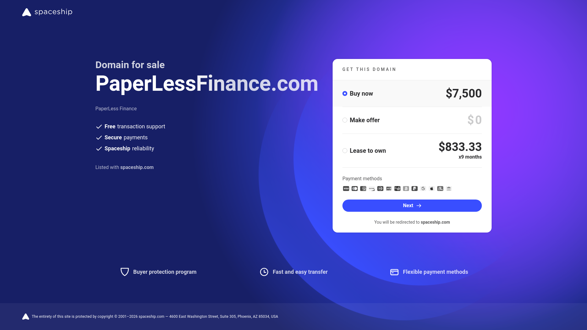 website screenshot of https://paperlessfinance.com/