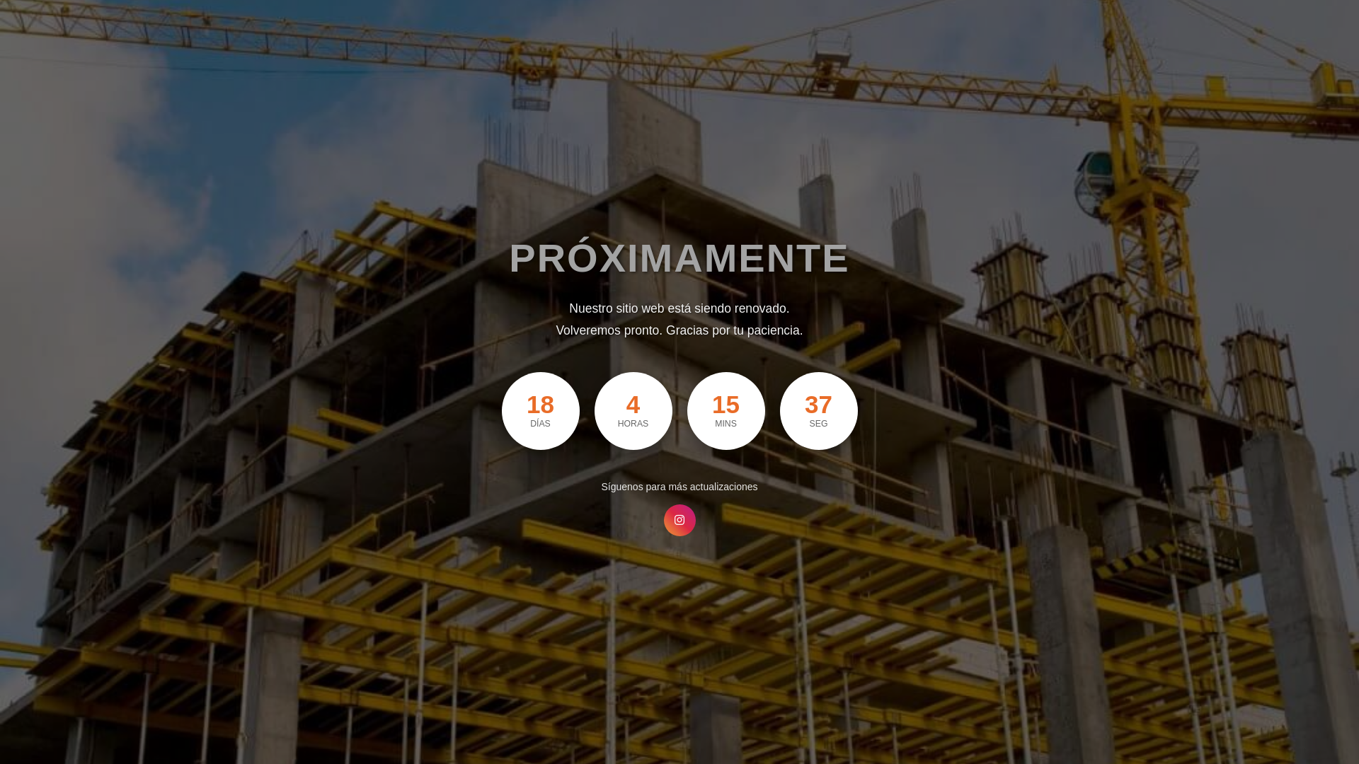 website screenshot of https://olaveconstrucciones.cl