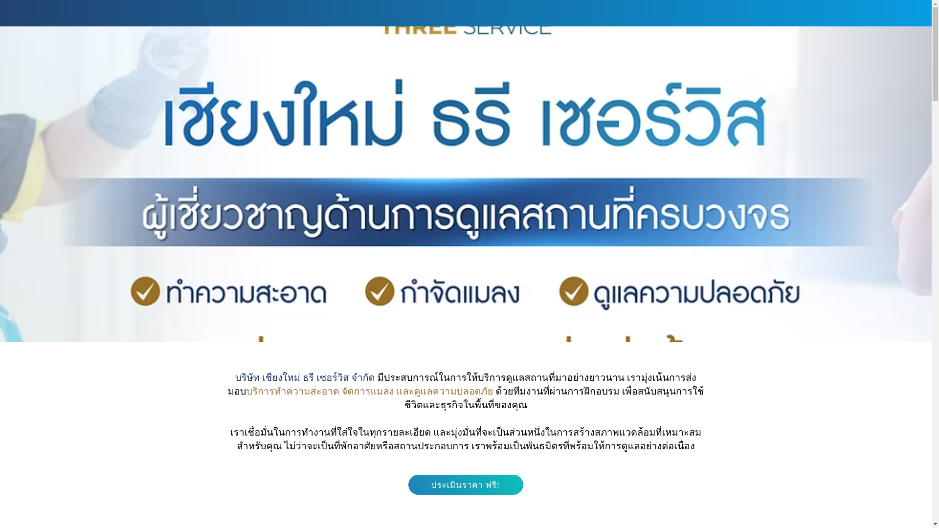 website screenshot of https://chiangmai-three.com/