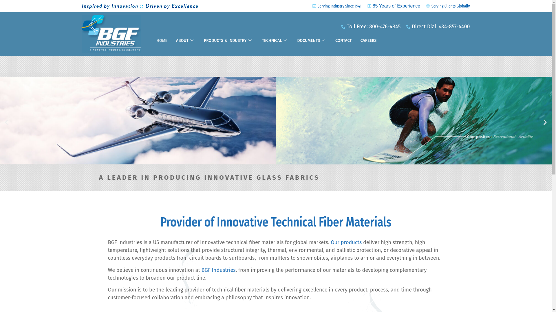 website screenshot of https://bgf.com/