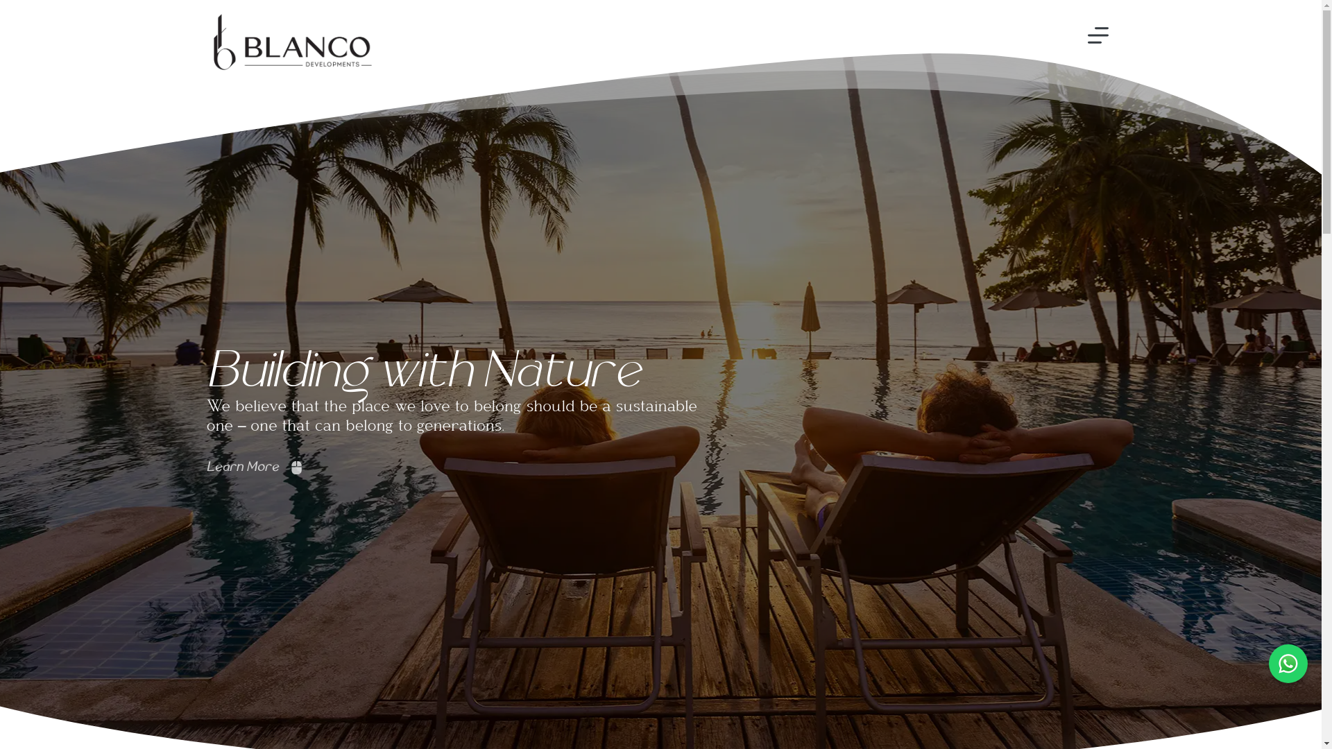 website screenshot of https://blancodevelopments.net/