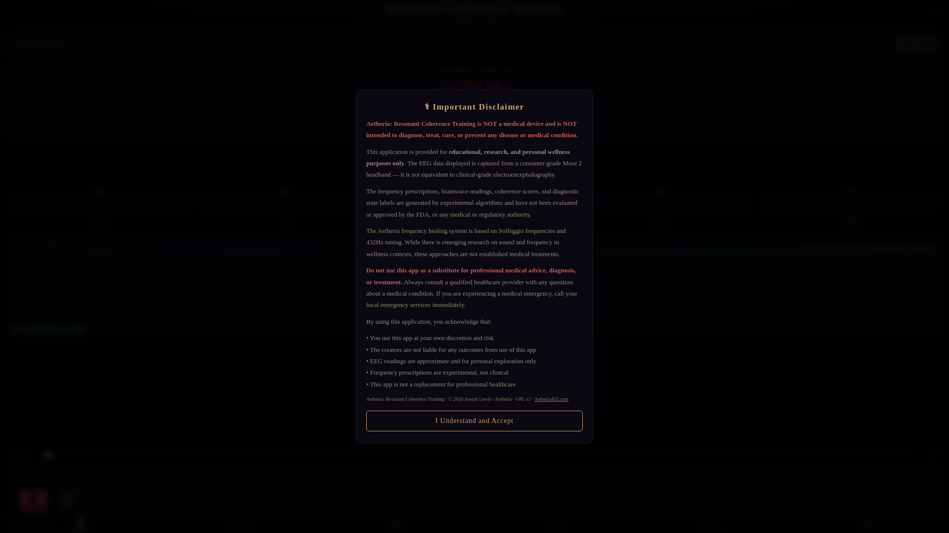 website screenshot of https://aetheriarct.com