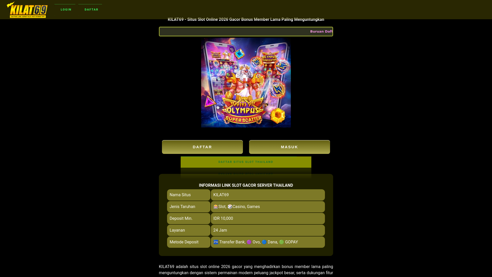 website screenshot of https://panglima-kilat3.pages.dev/