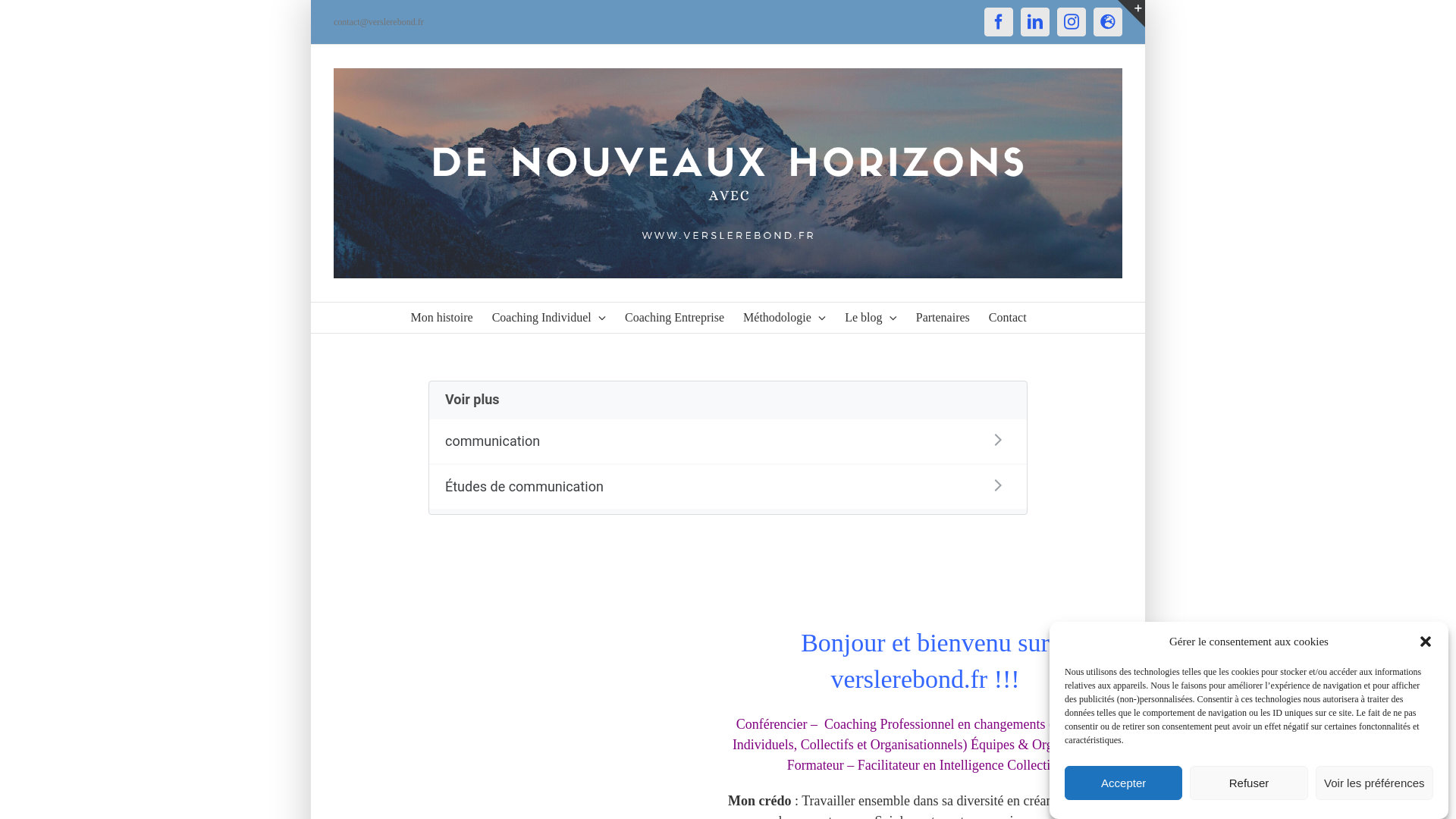website screenshot of https://verslerebond.fr