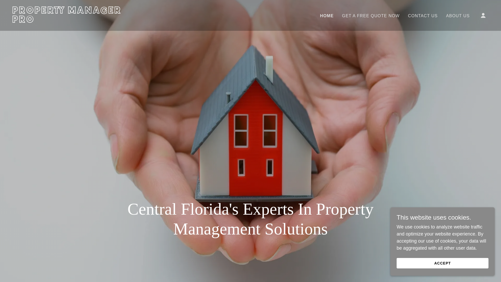 website screenshot of https://propertymanagerprofl.com