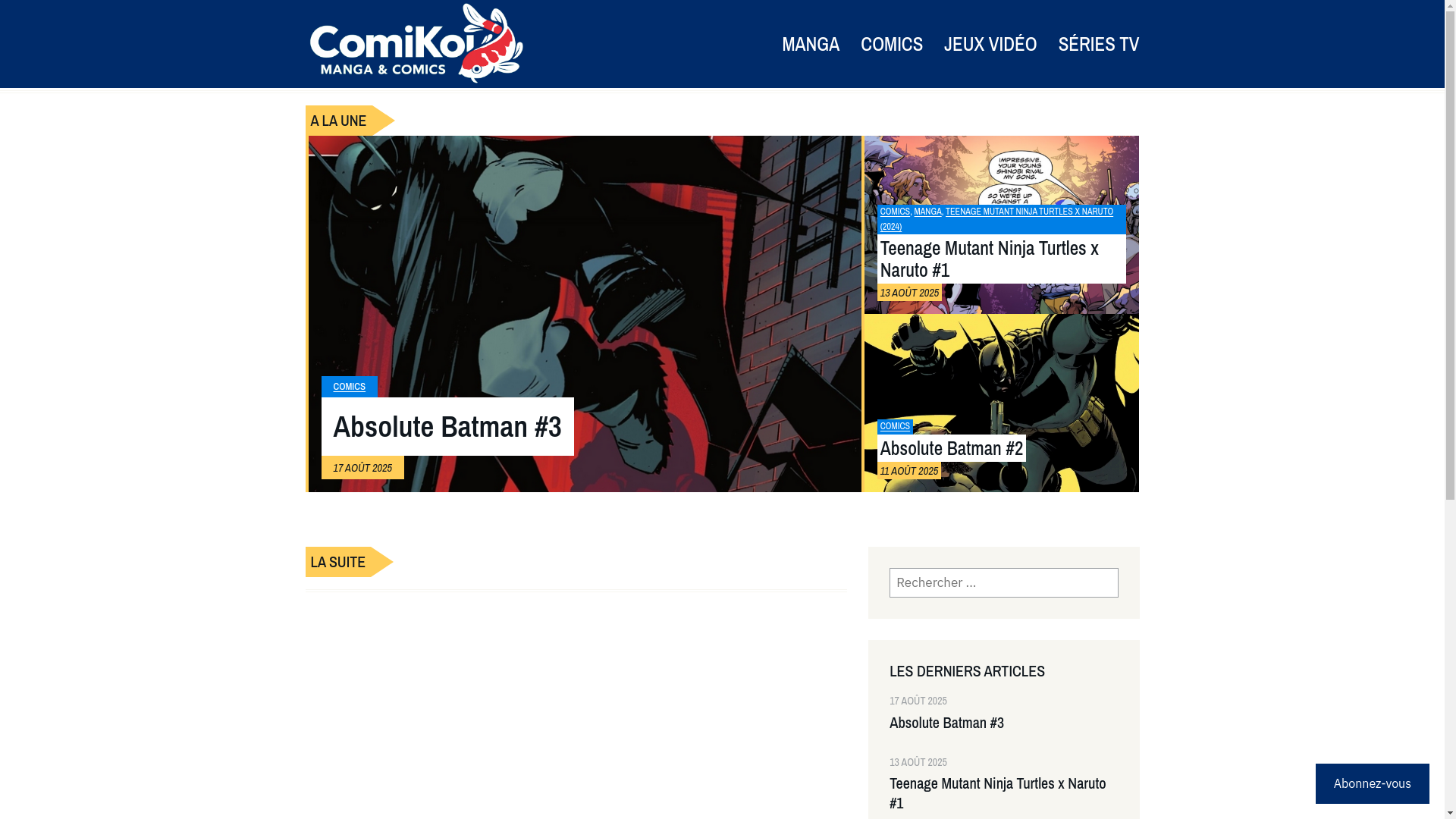 website screenshot of https://comikoi.fr/