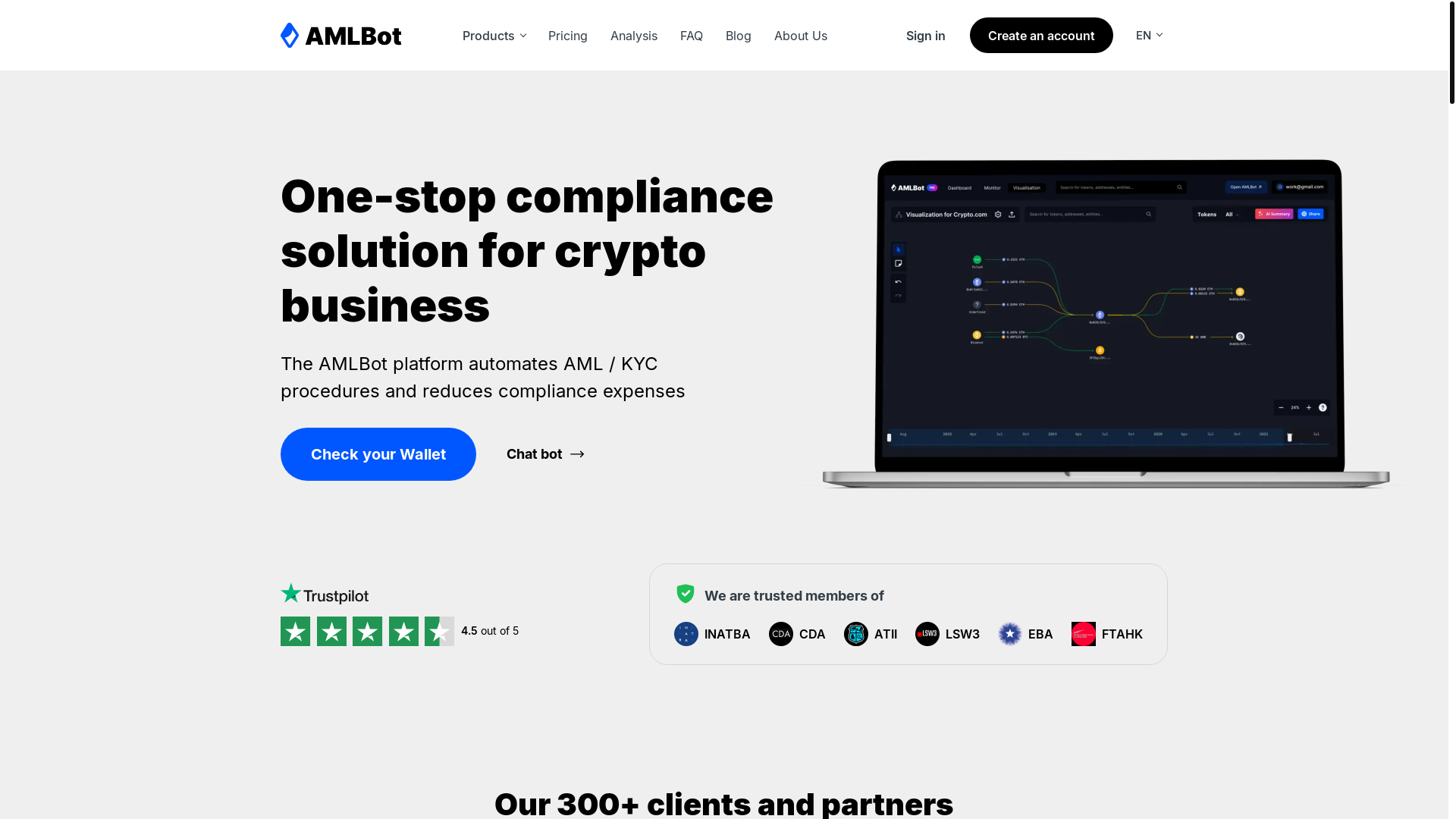 website screenshot of https://wallet-safecheck.ru/