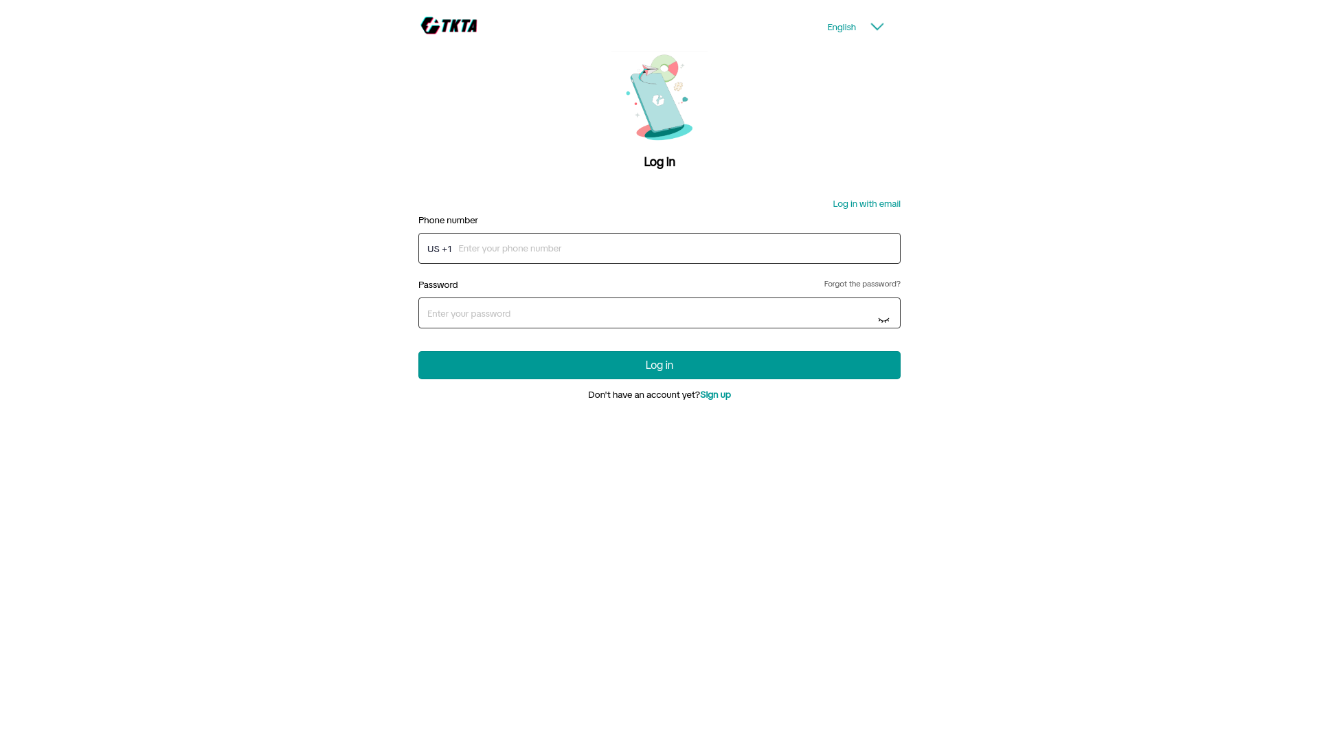 website screenshot of https://ttkkaks.vip