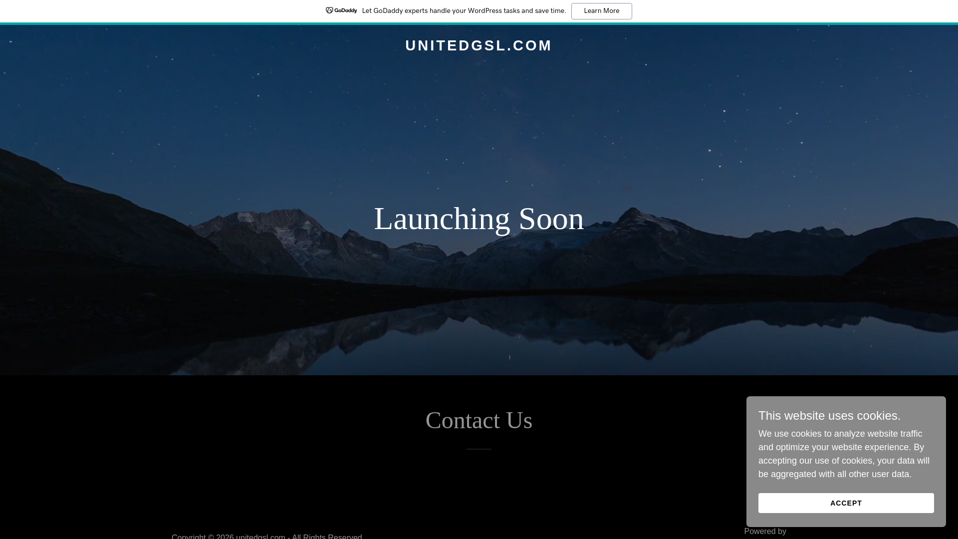 website screenshot of https://unitedgsl.com/