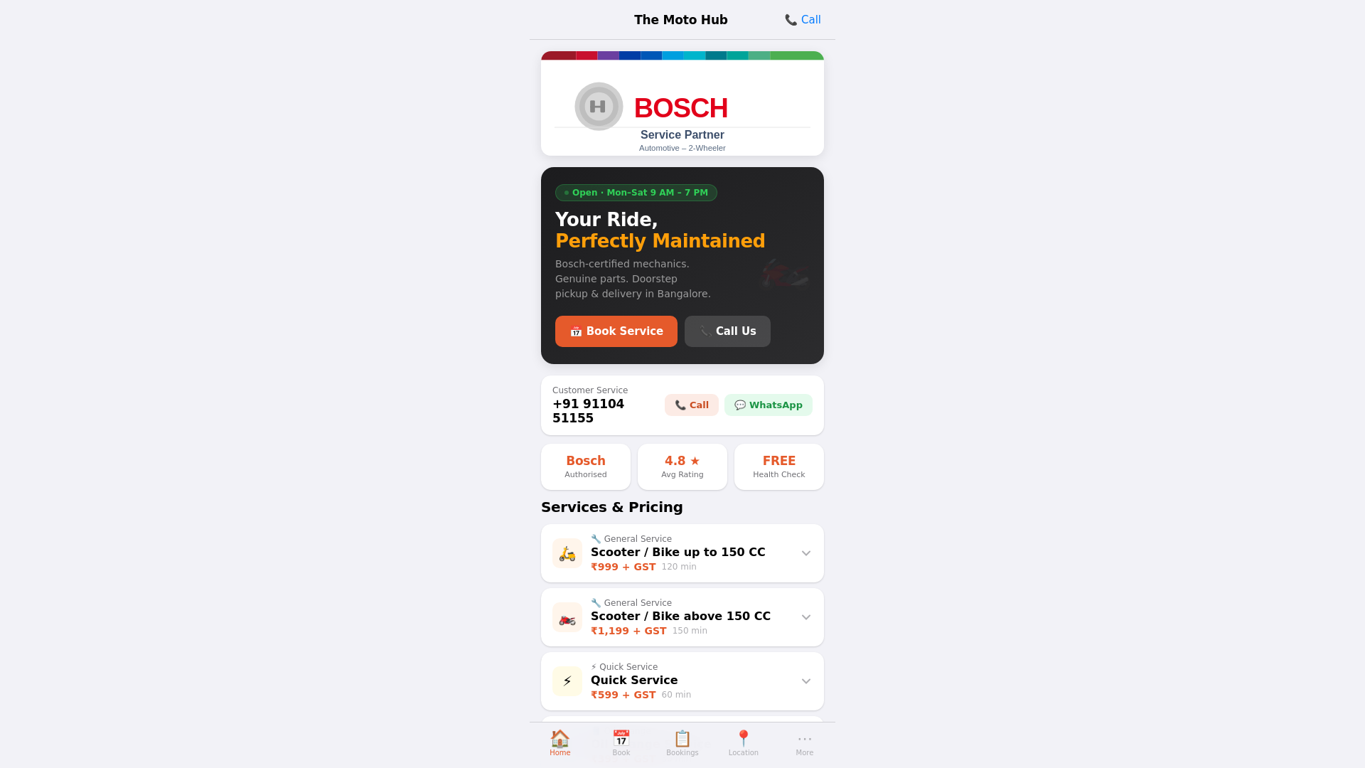website screenshot of https://themotohub-app.pages.dev/