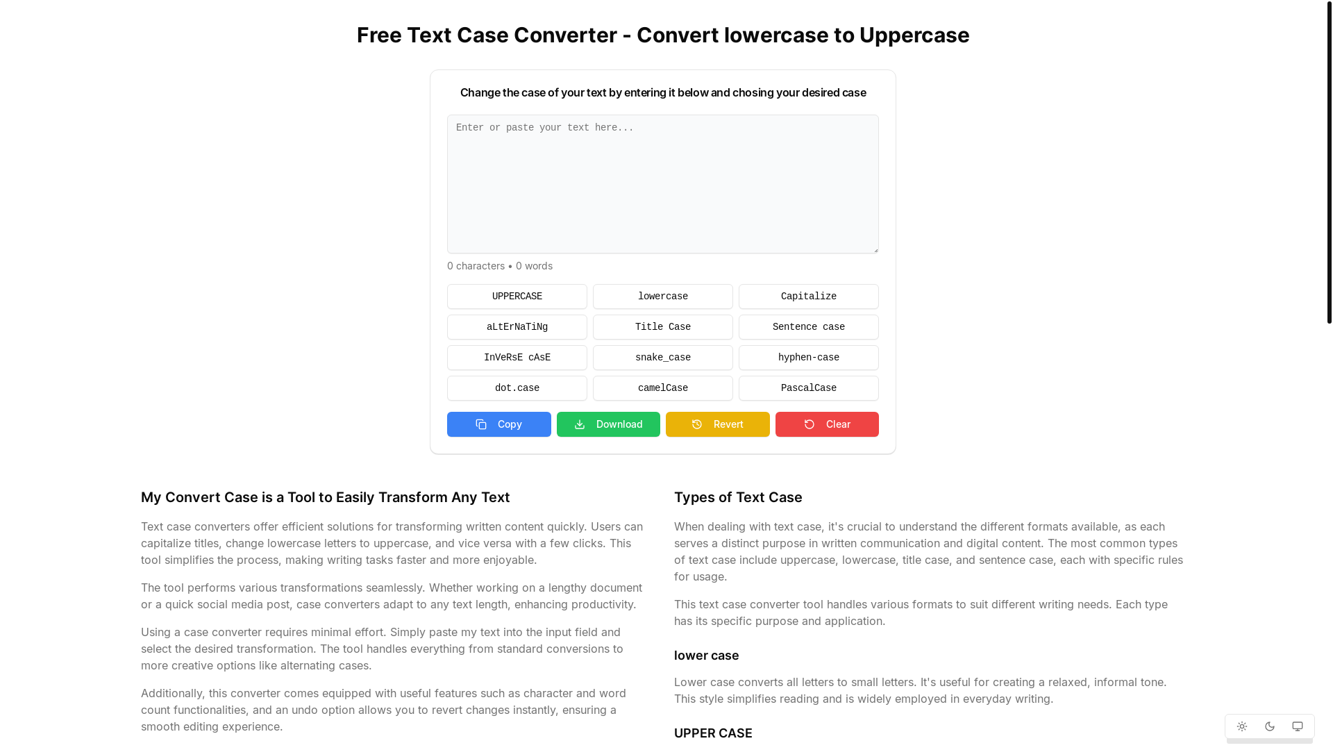 website screenshot of https://myconvertcase.pages.dev/