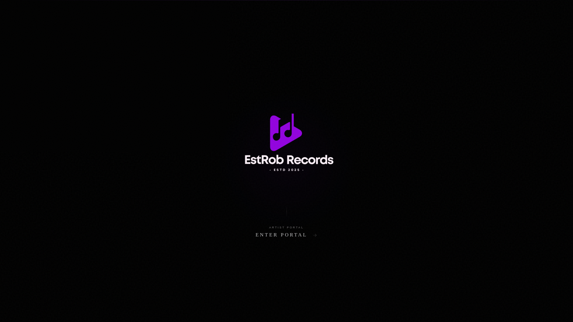 website screenshot of https://estrobrecords.no/