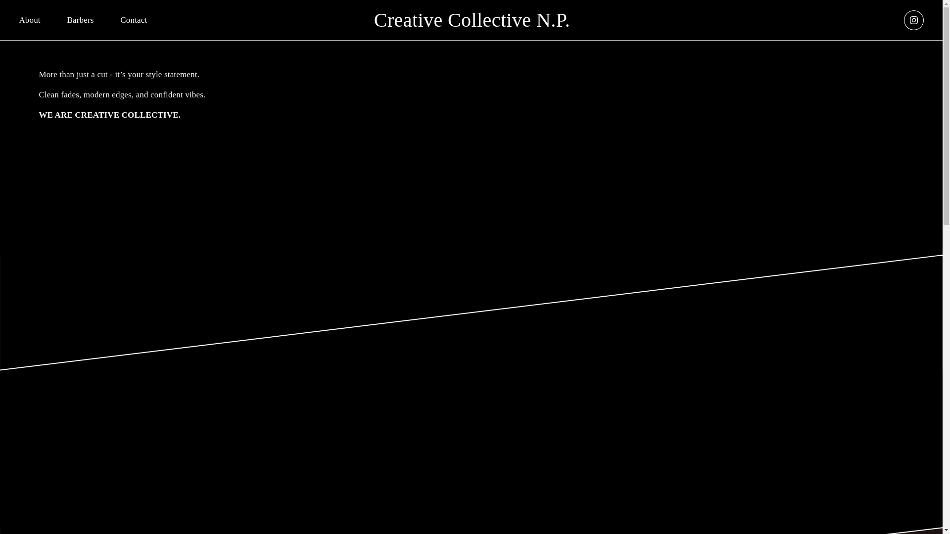 website screenshot of https://creativecollectivenp.com/