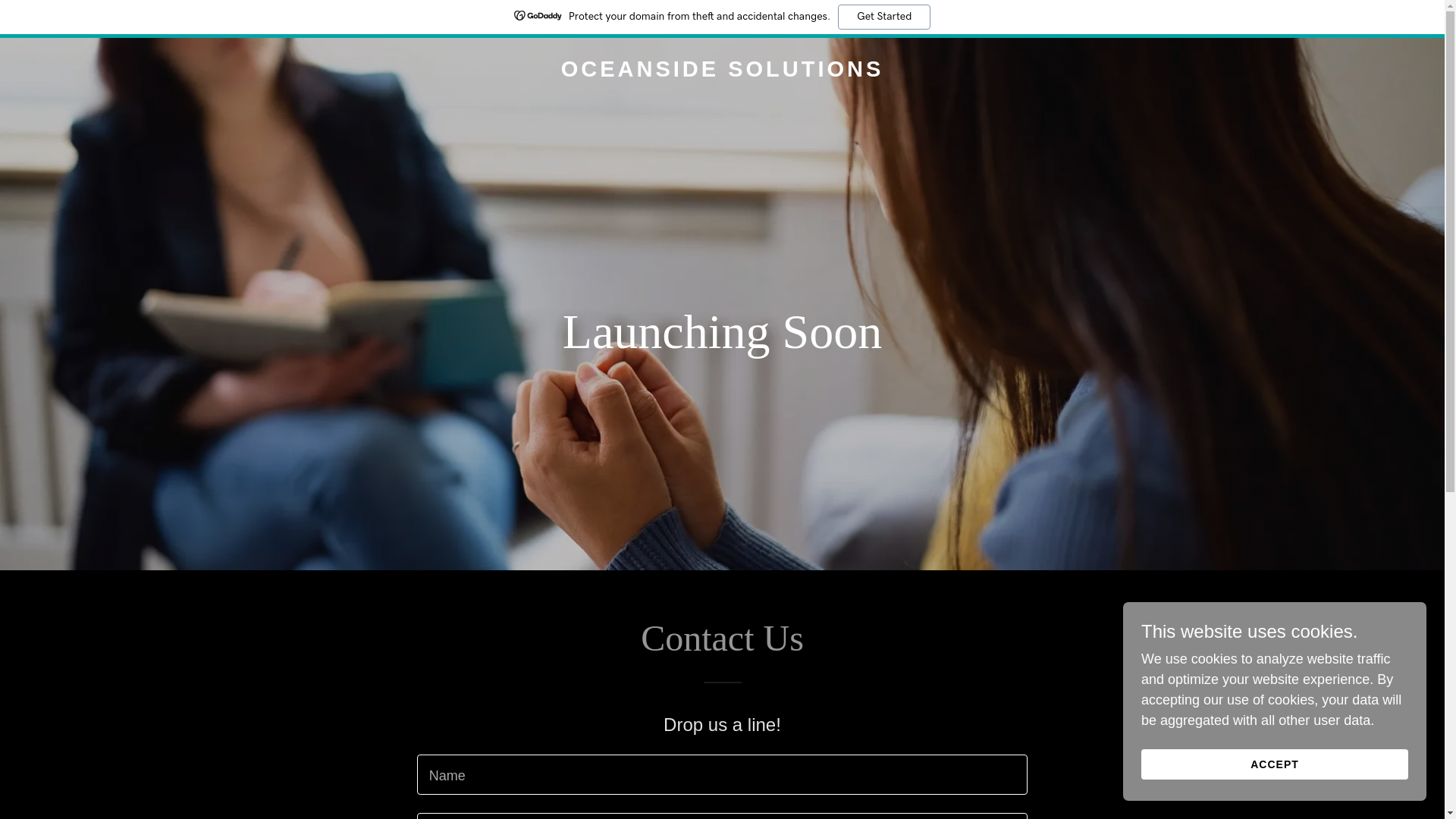 website screenshot of https://oceanside.solutions/