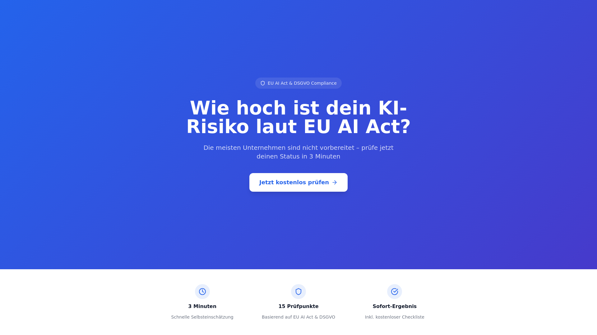 website screenshot of https://ai-compliance-check.app/