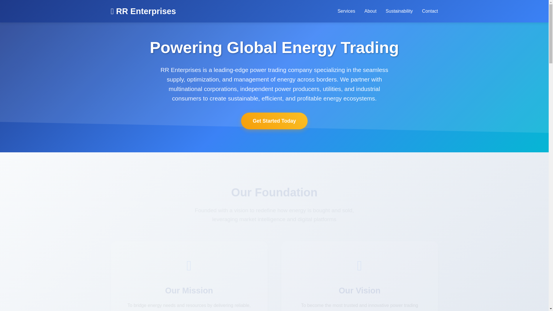 website screenshot of https://rrenterprisestrade.com/