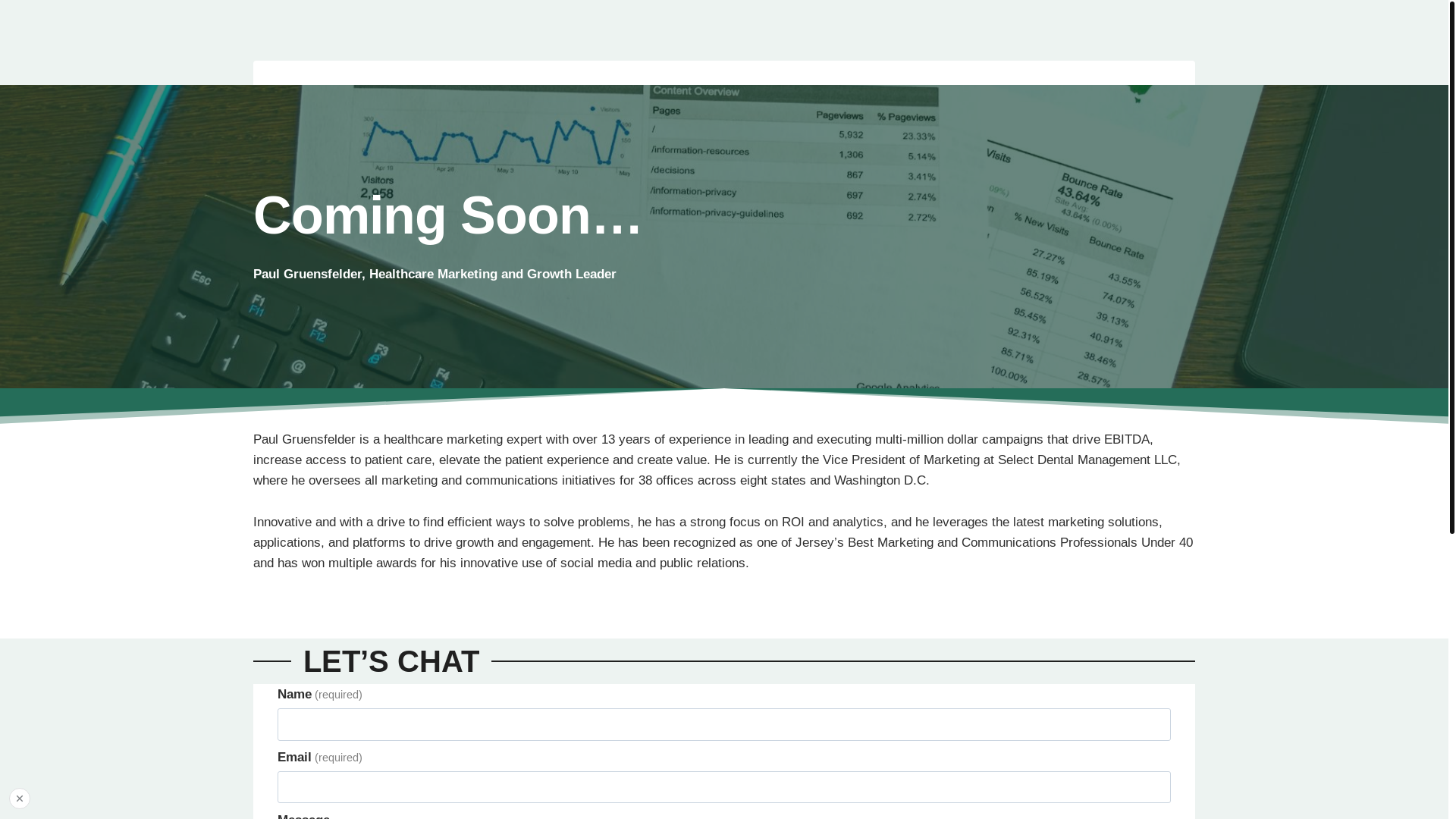 website screenshot of https://yourdsogrows.com/