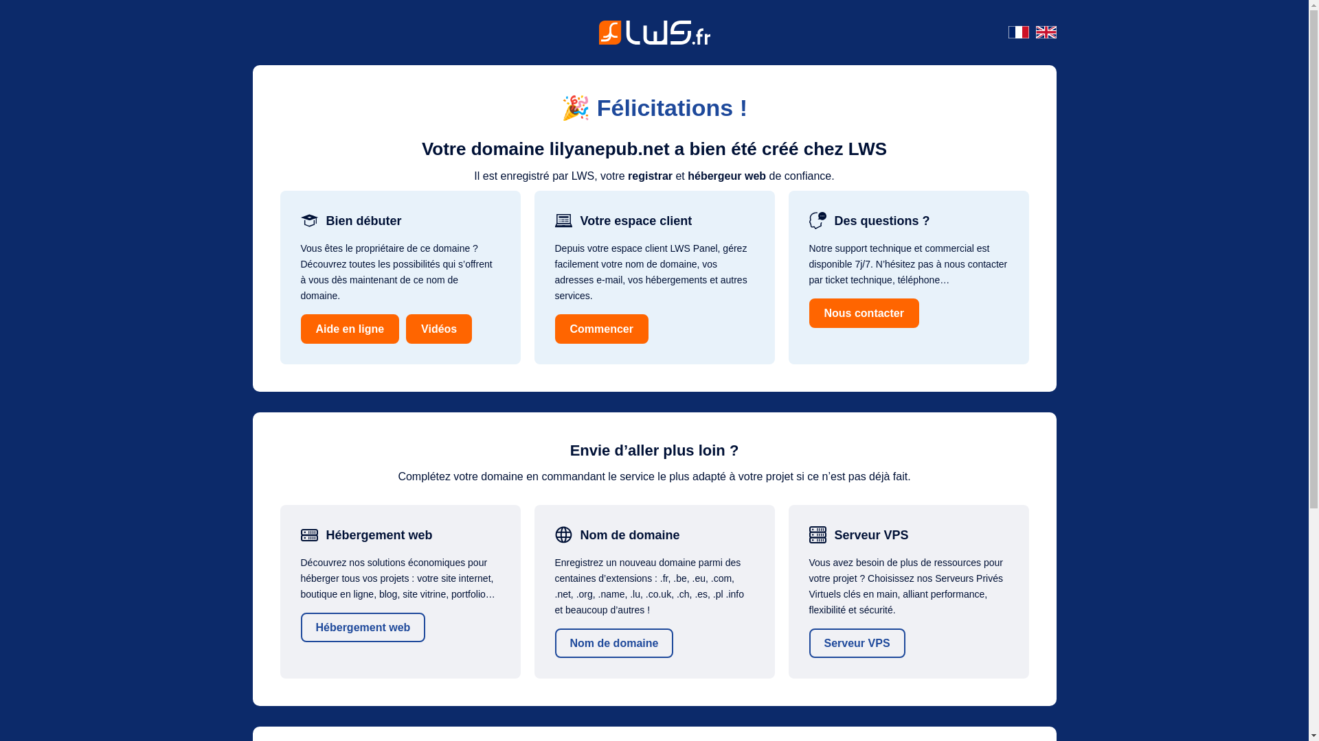 website screenshot of https://lilyanepub.net/