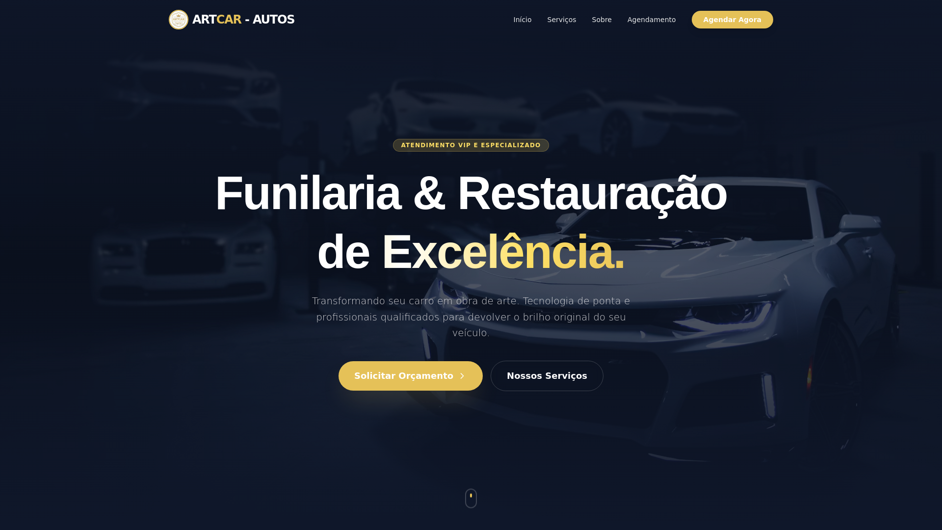 website screenshot of https://artcarrb.com.br/