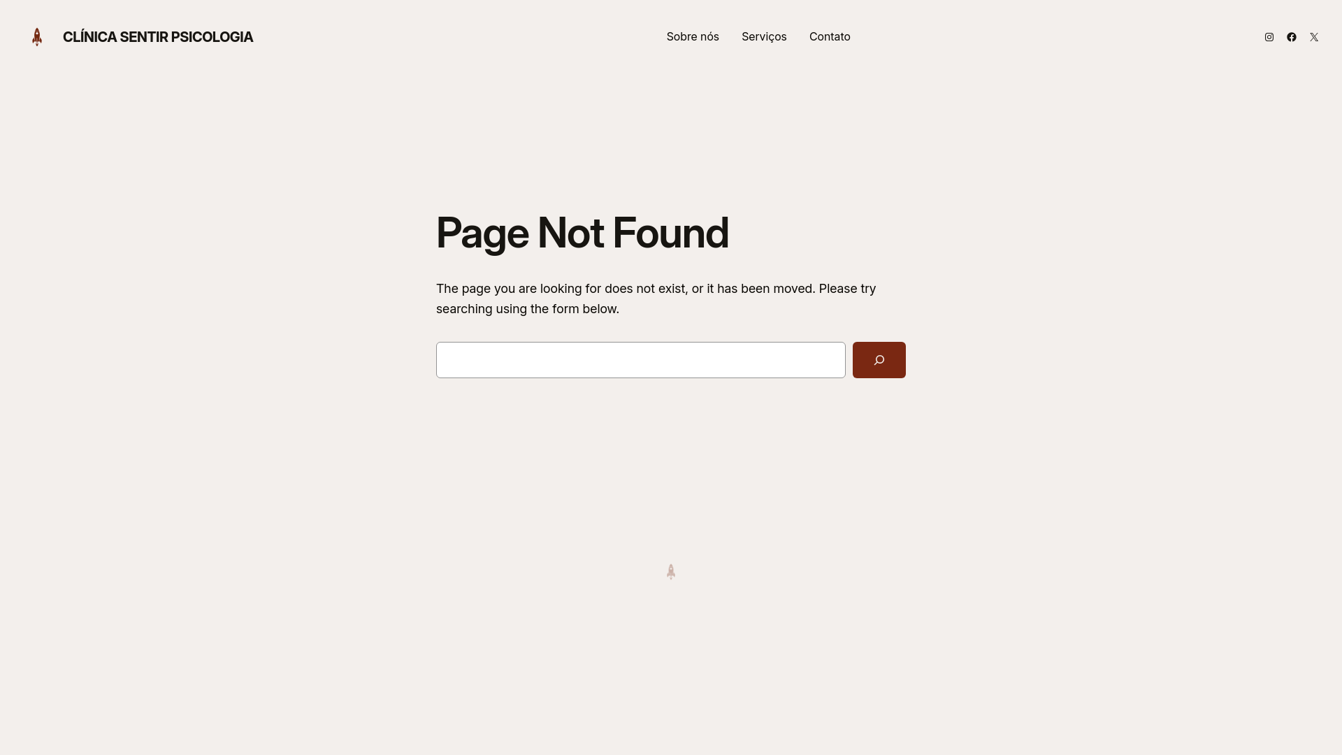 website screenshot of https://clinicasentirpsicologia.com.br/