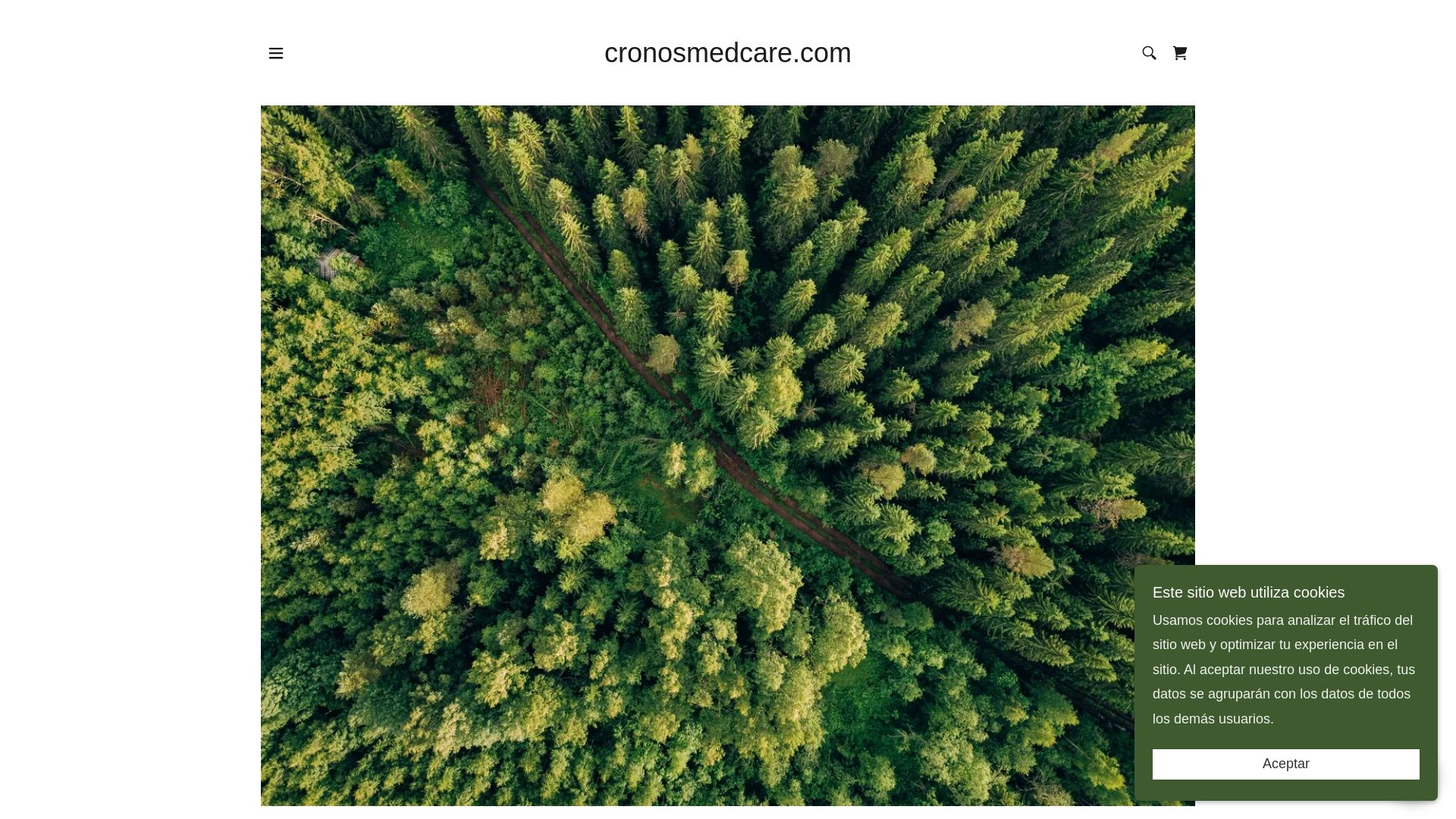 website screenshot of https://cronosmedcare.com/