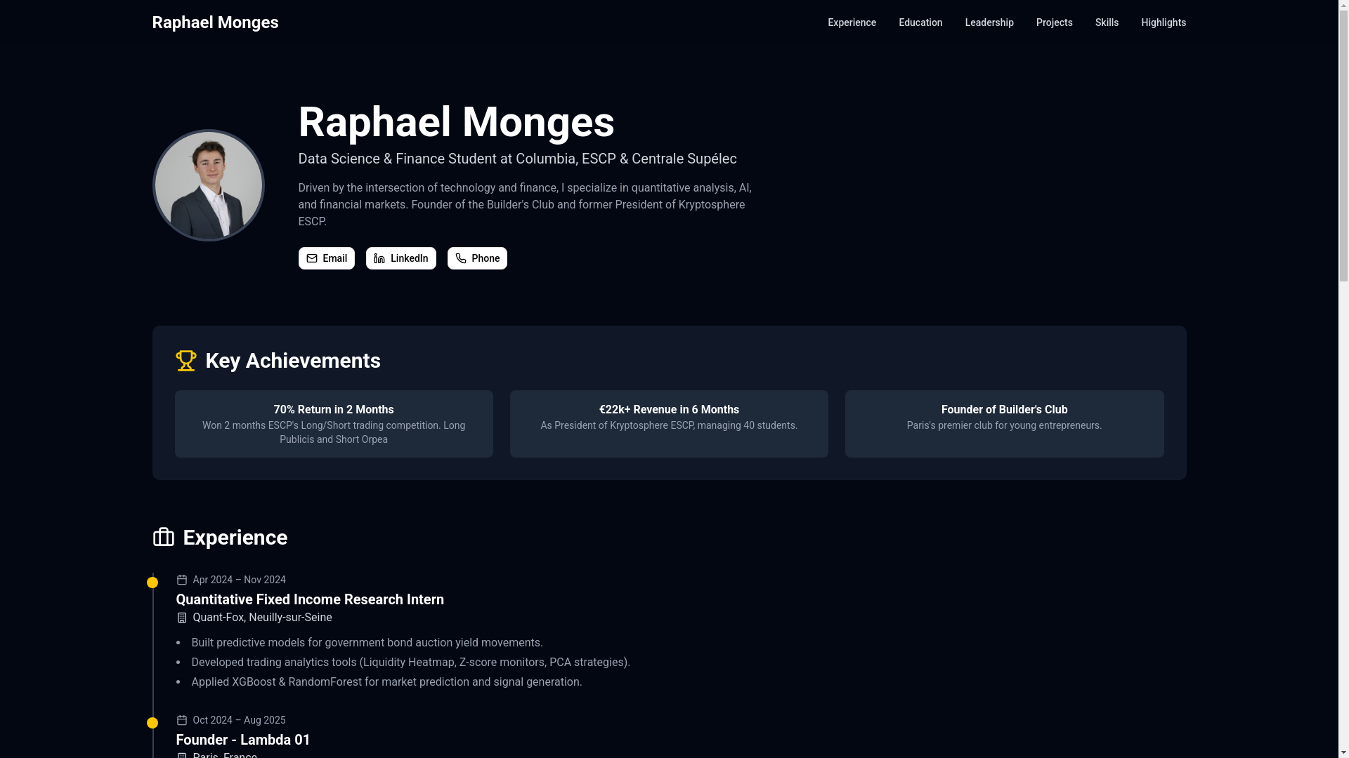 website screenshot of https://raphaelmonges.com/
