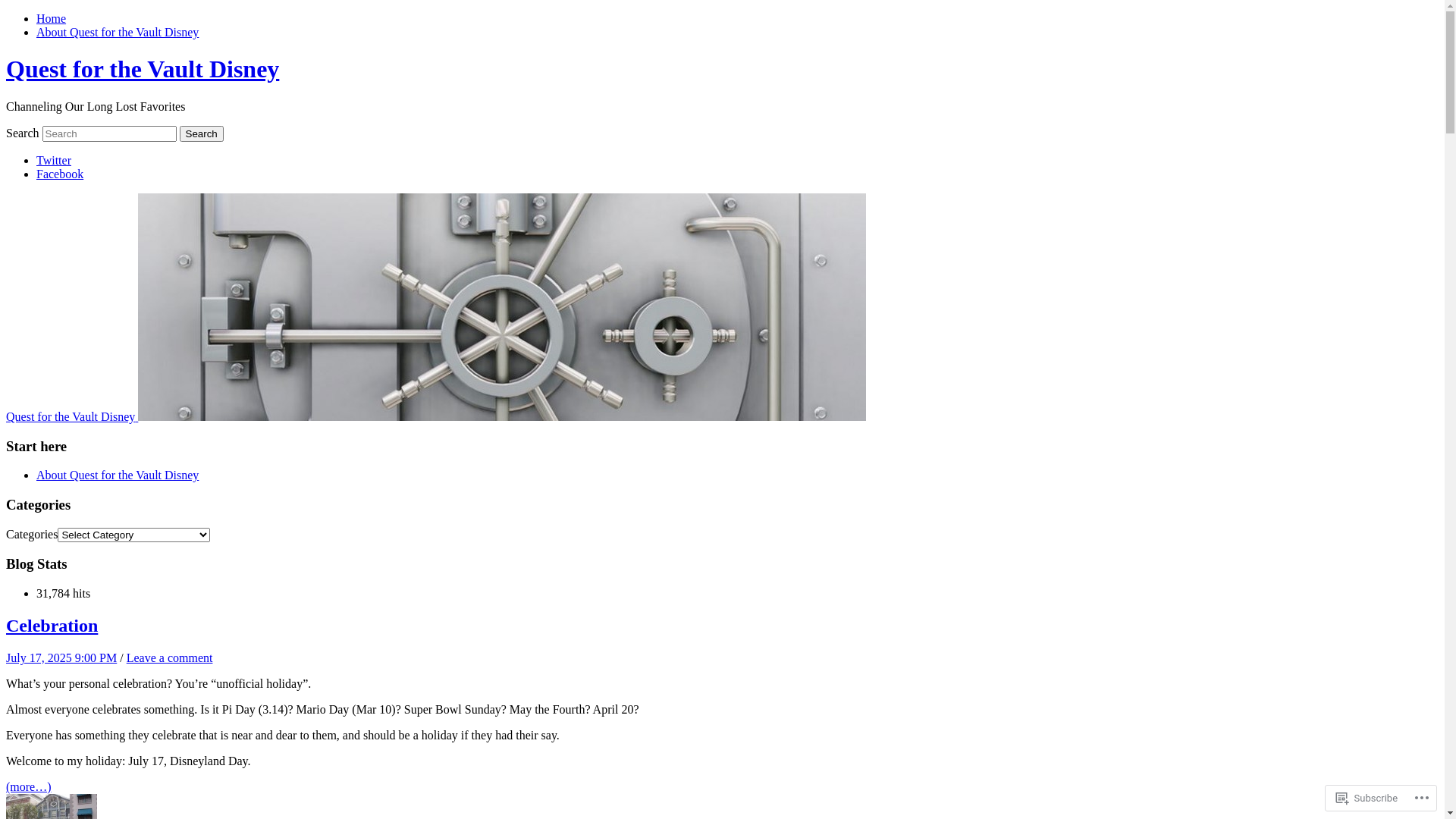 website screenshot of https://questforvaultdisney.com/