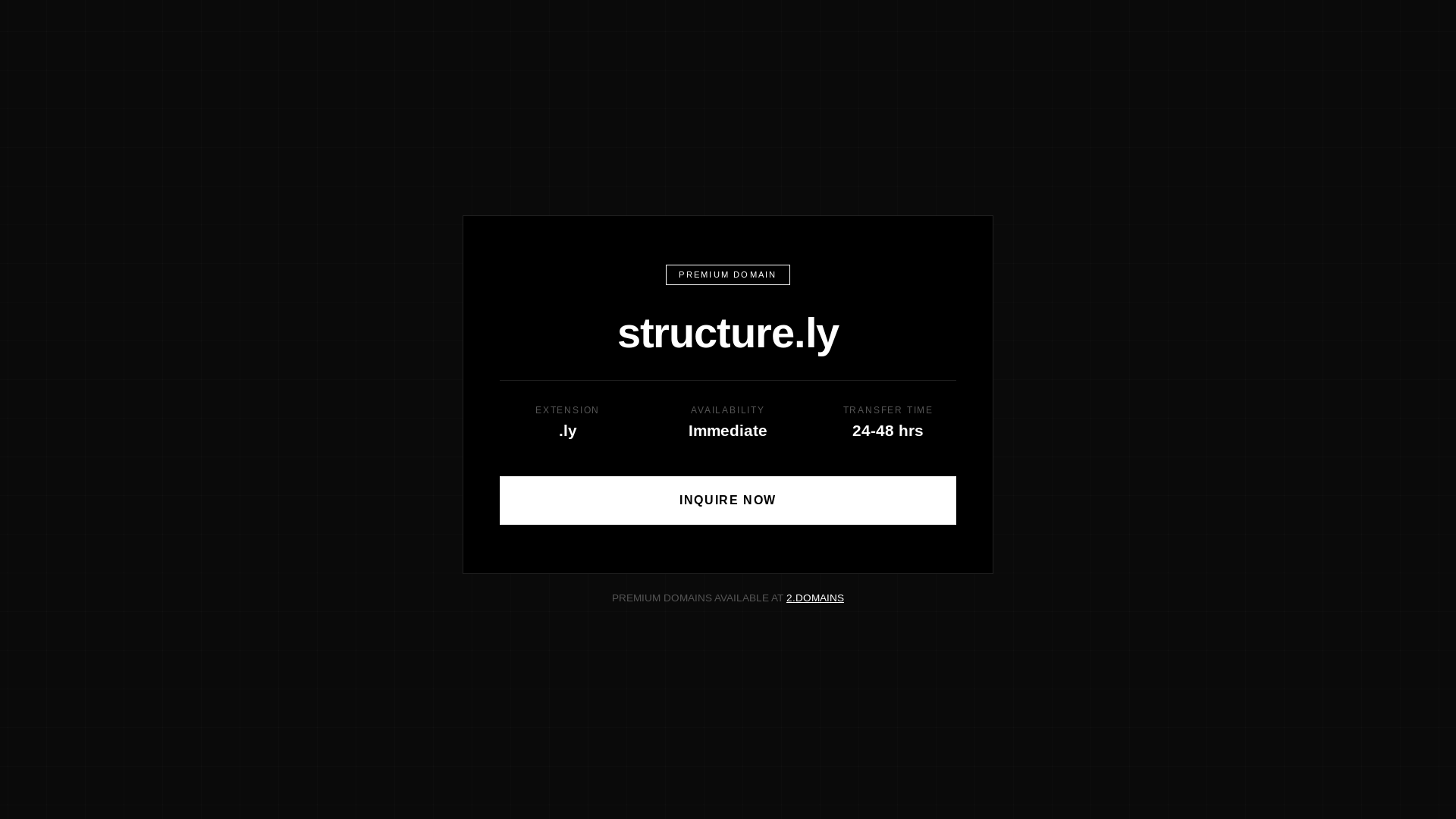 website screenshot of https://structure.ly/