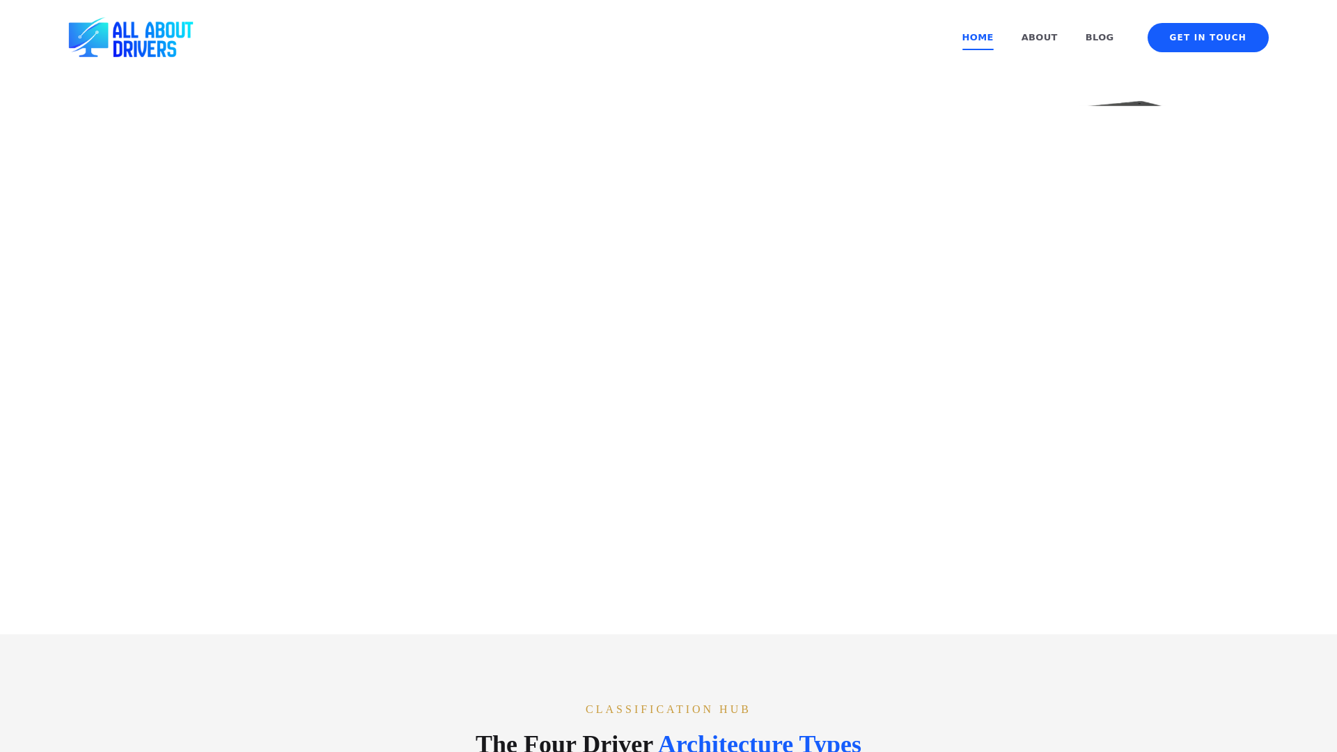 website screenshot of https://allaboutdrivers.shop/