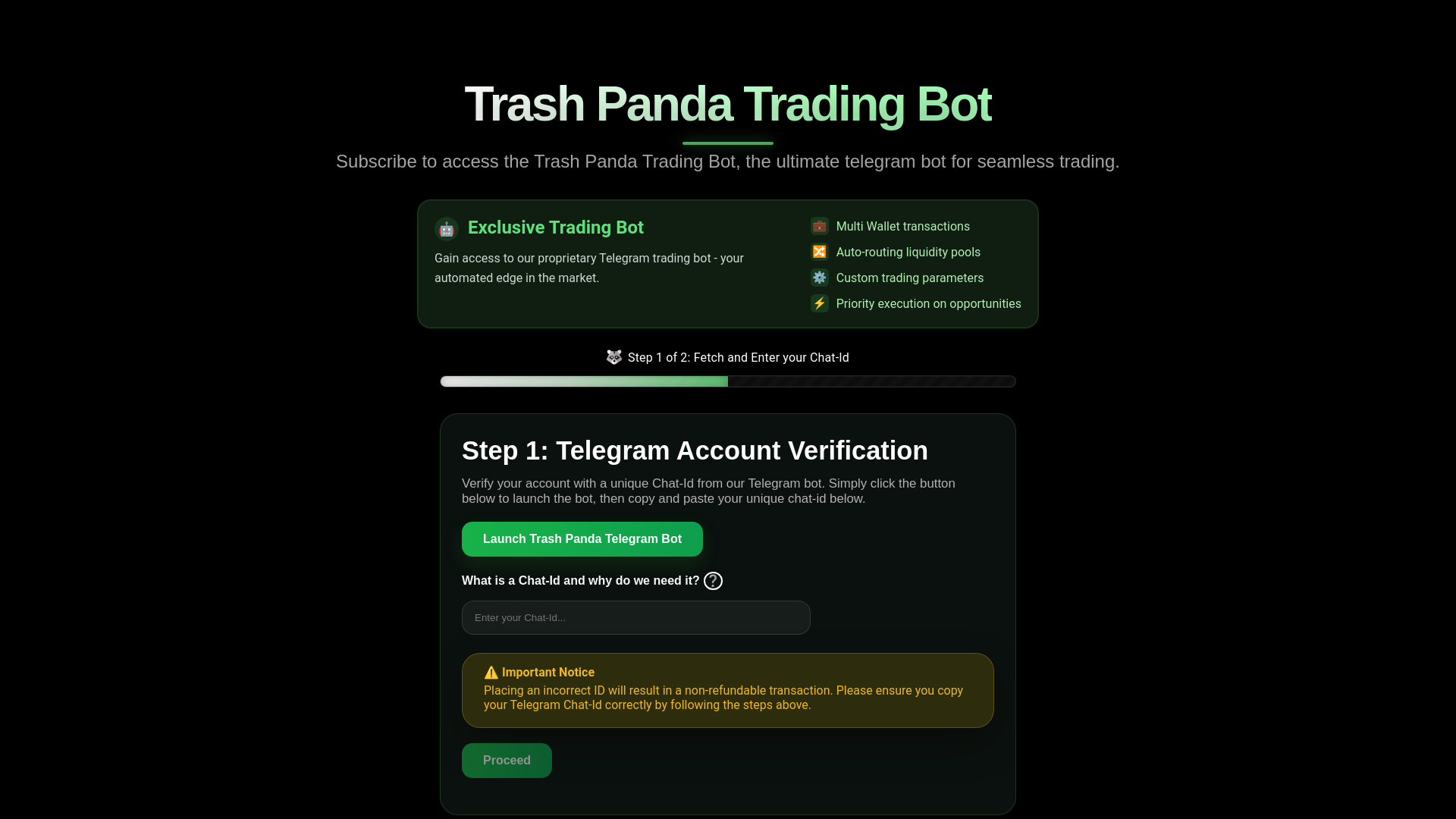 website screenshot of https://trashpandaempire.com/