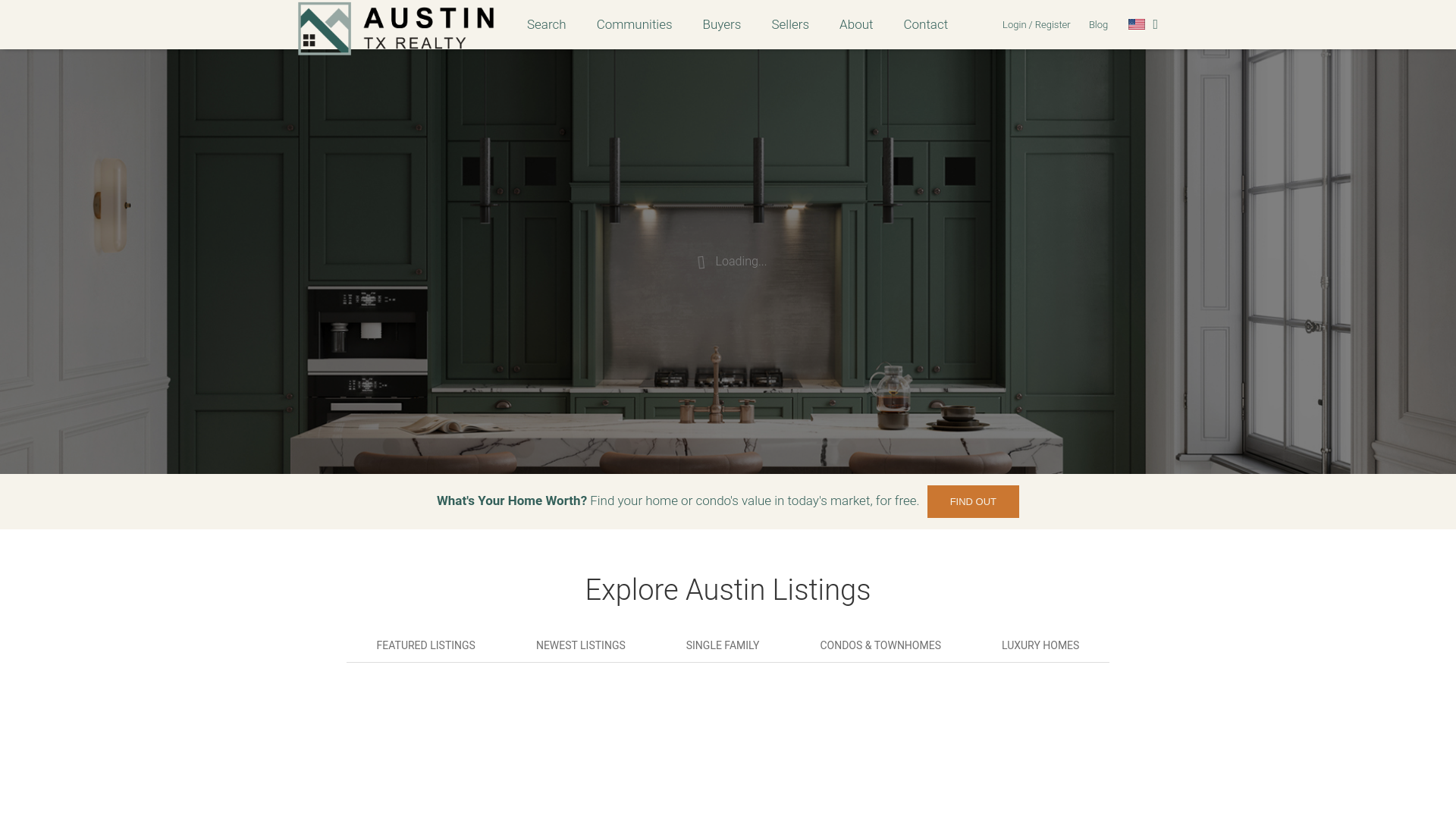 website screenshot of https://www.austintxrealty.com/