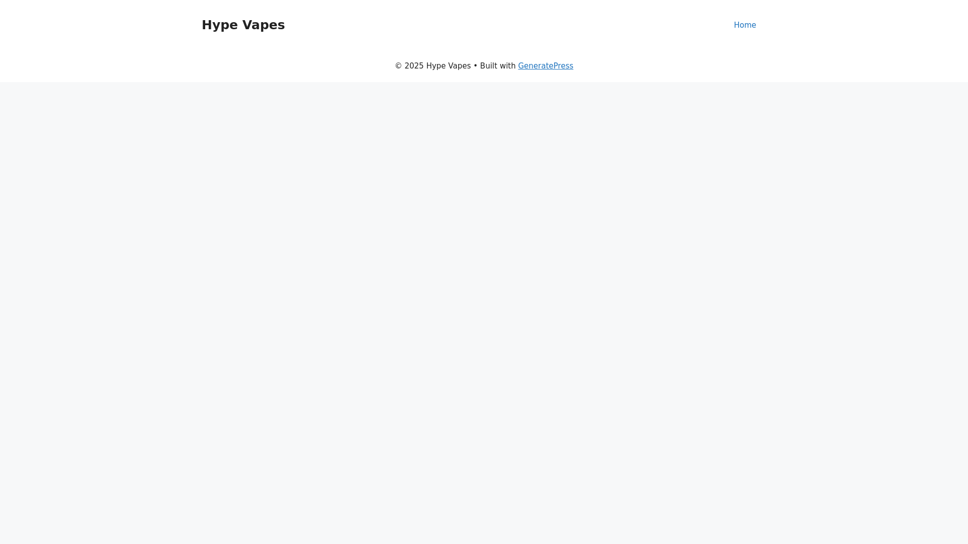 website screenshot of https://hypevapestx.com/