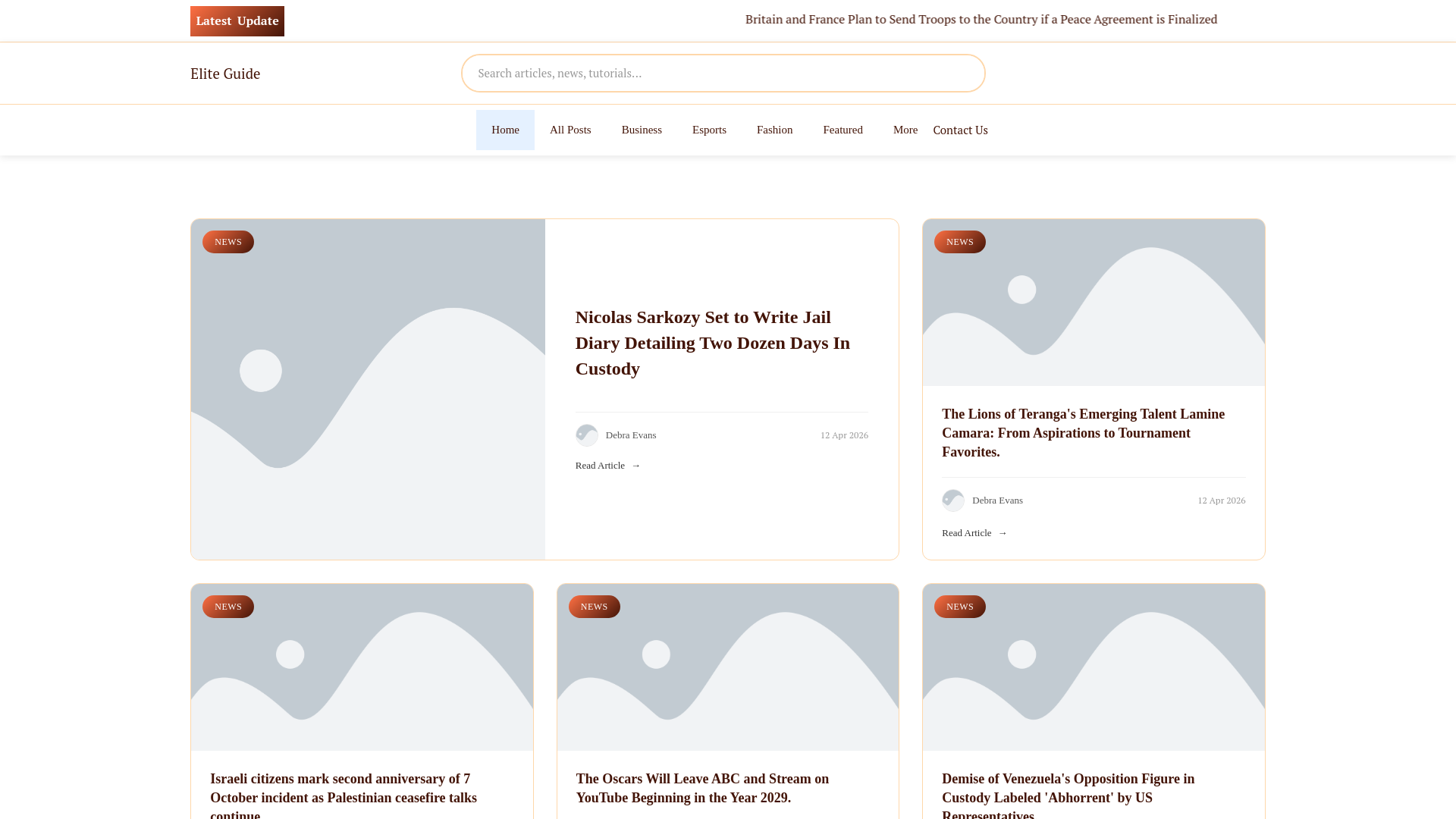 website screenshot of https://eliteguide.nl